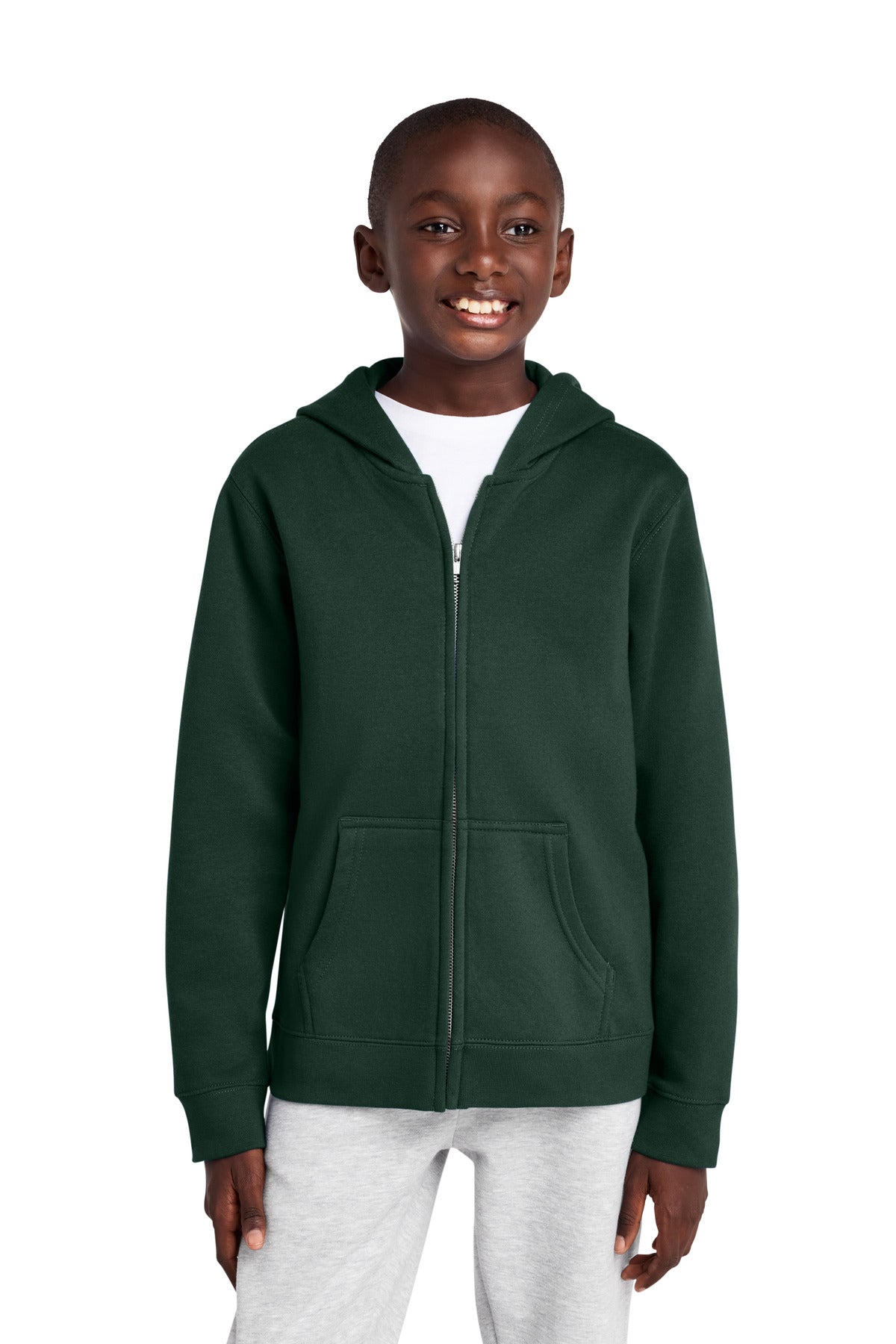 District® Youth V.I.T.™ Fleece Full-Zip Hoodie DT6102Y