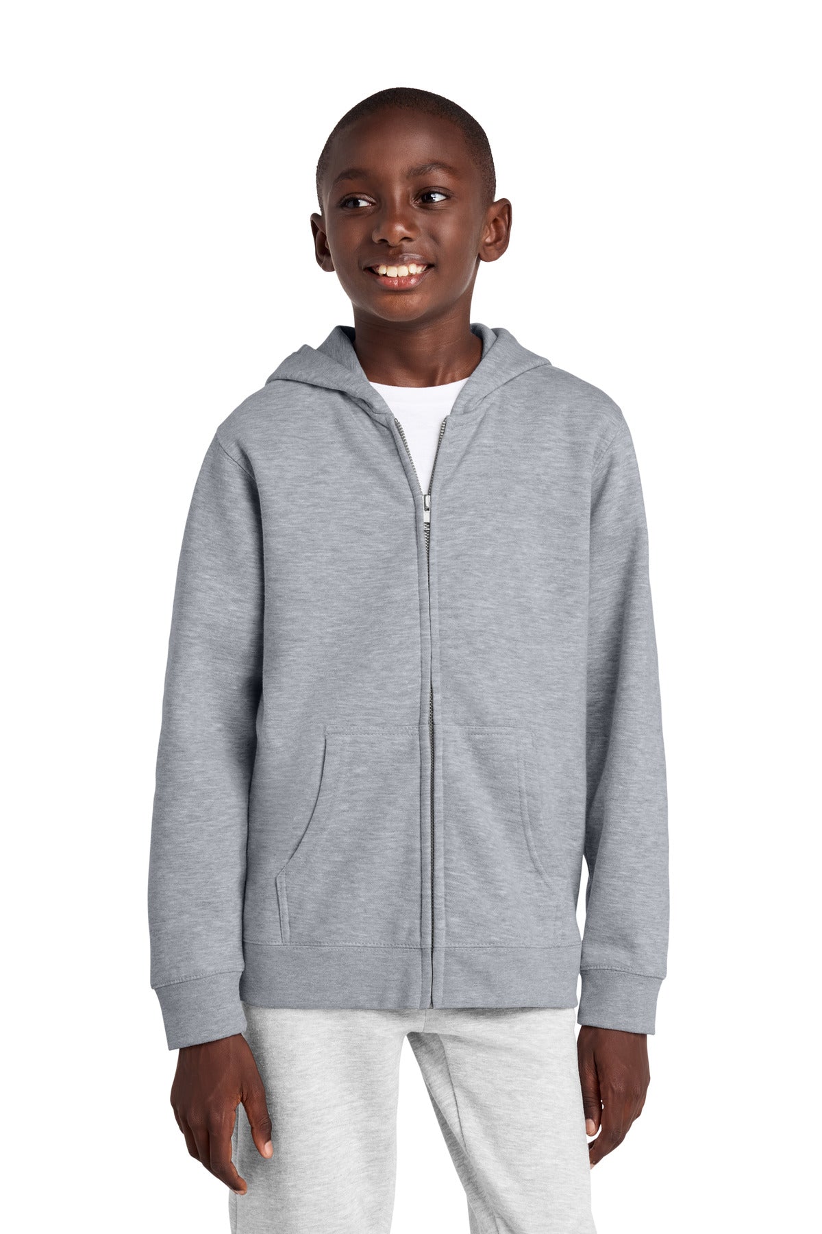 District® Youth V.I.T.™ Fleece Full-Zip Hoodie DT6102Y