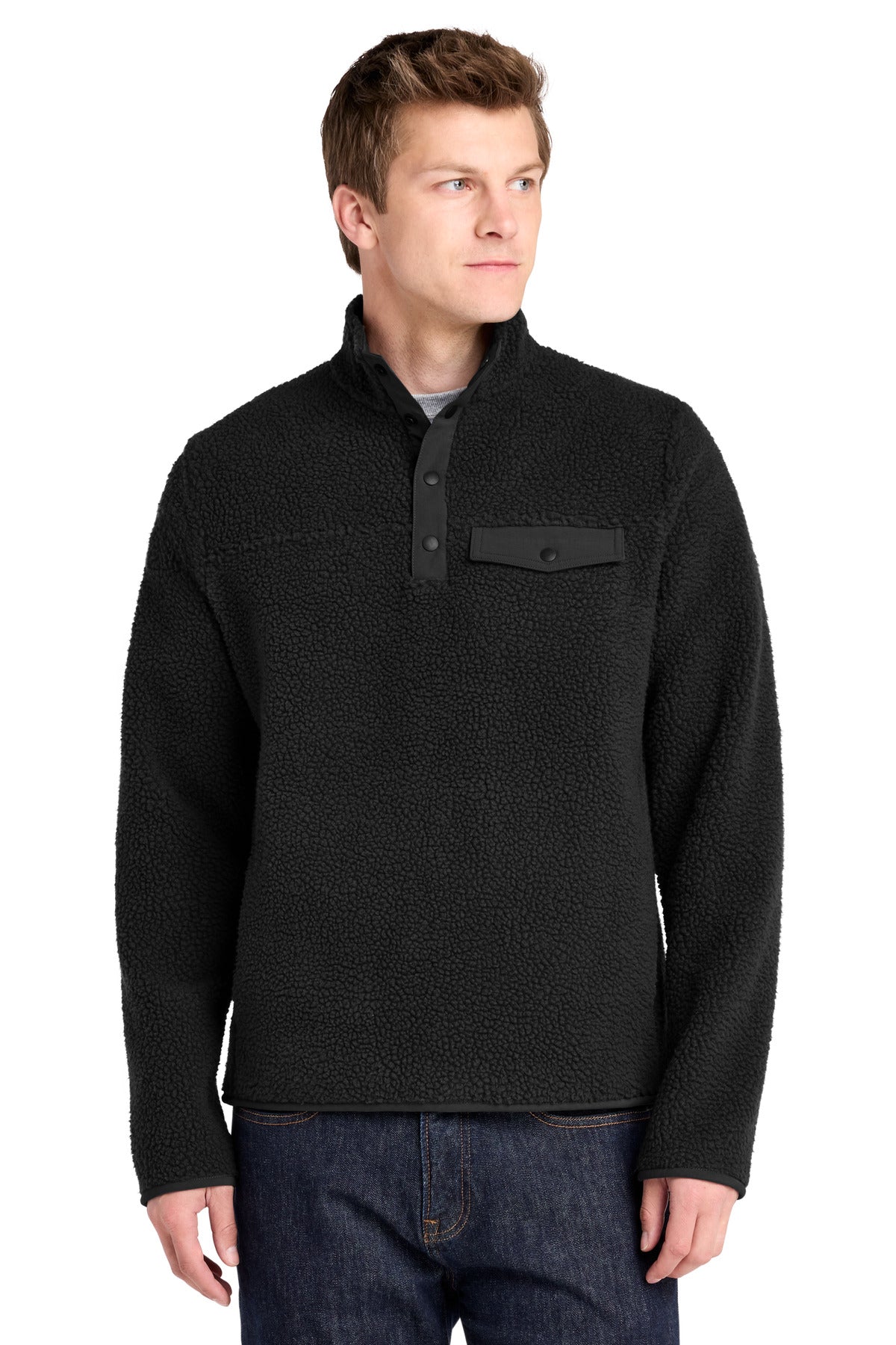Port Authority® Camp Fleece Snap Pullover F140