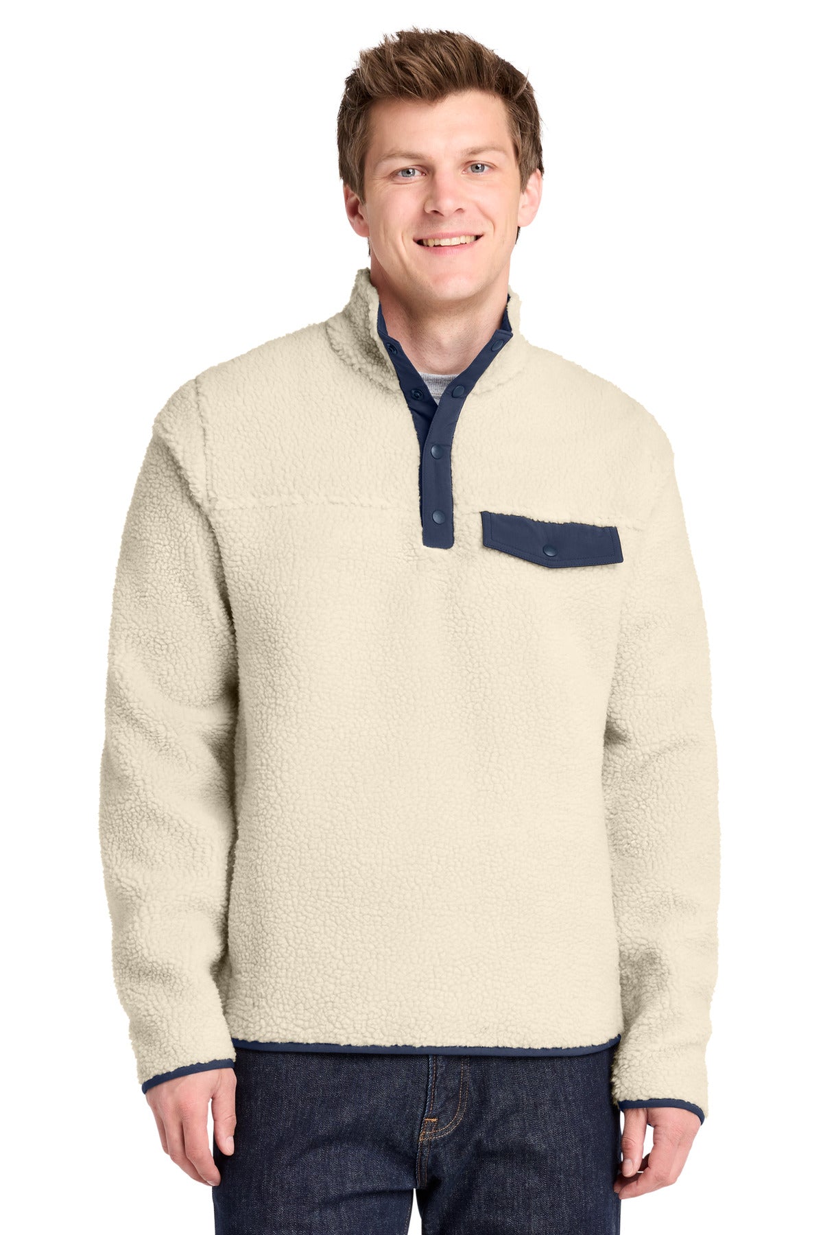 Port Authority® Camp Fleece Snap Pullover F140