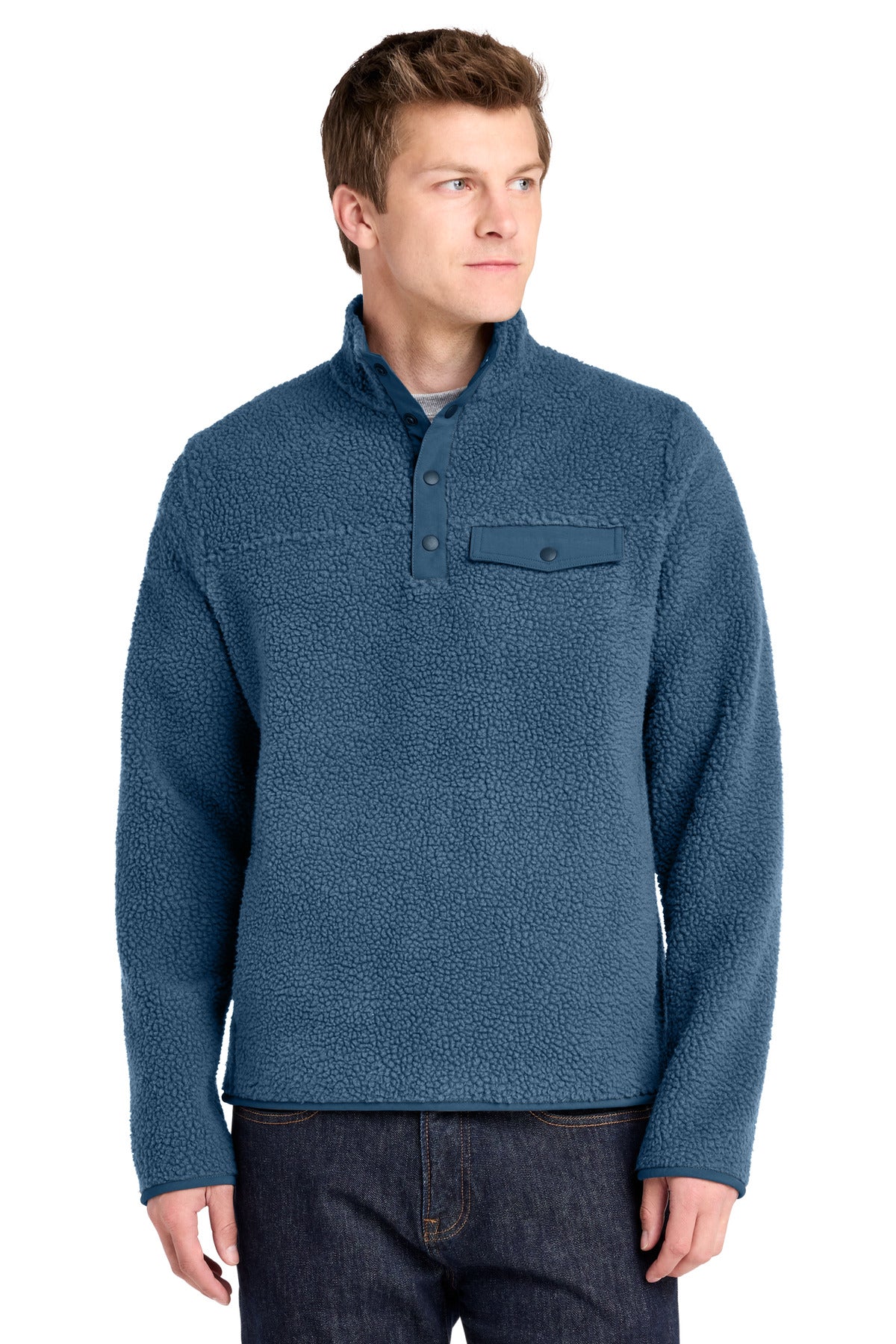 Port Authority® Camp Fleece Snap Pullover F140