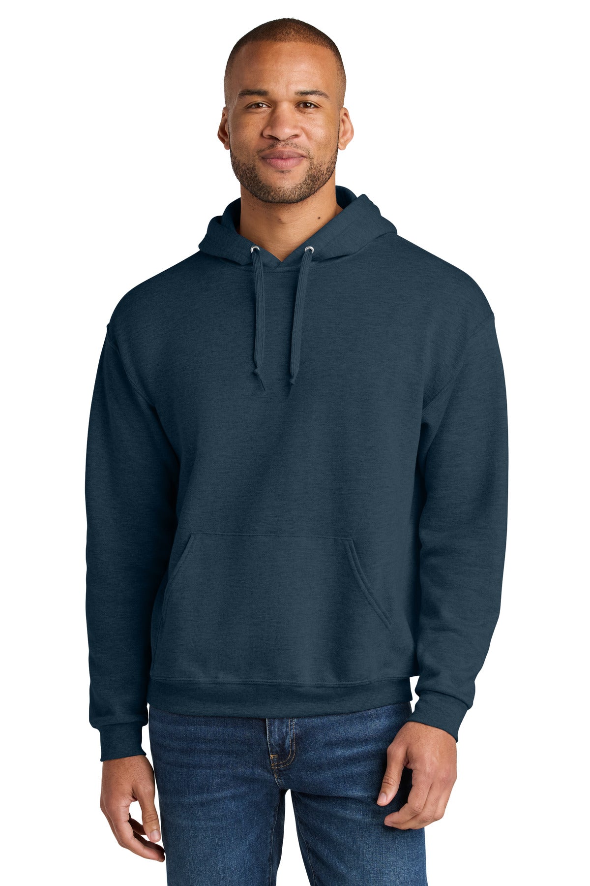 Jerzees Ultimate™ Unisex CVC Ring Spun Hooded Sweatshirt IC49M