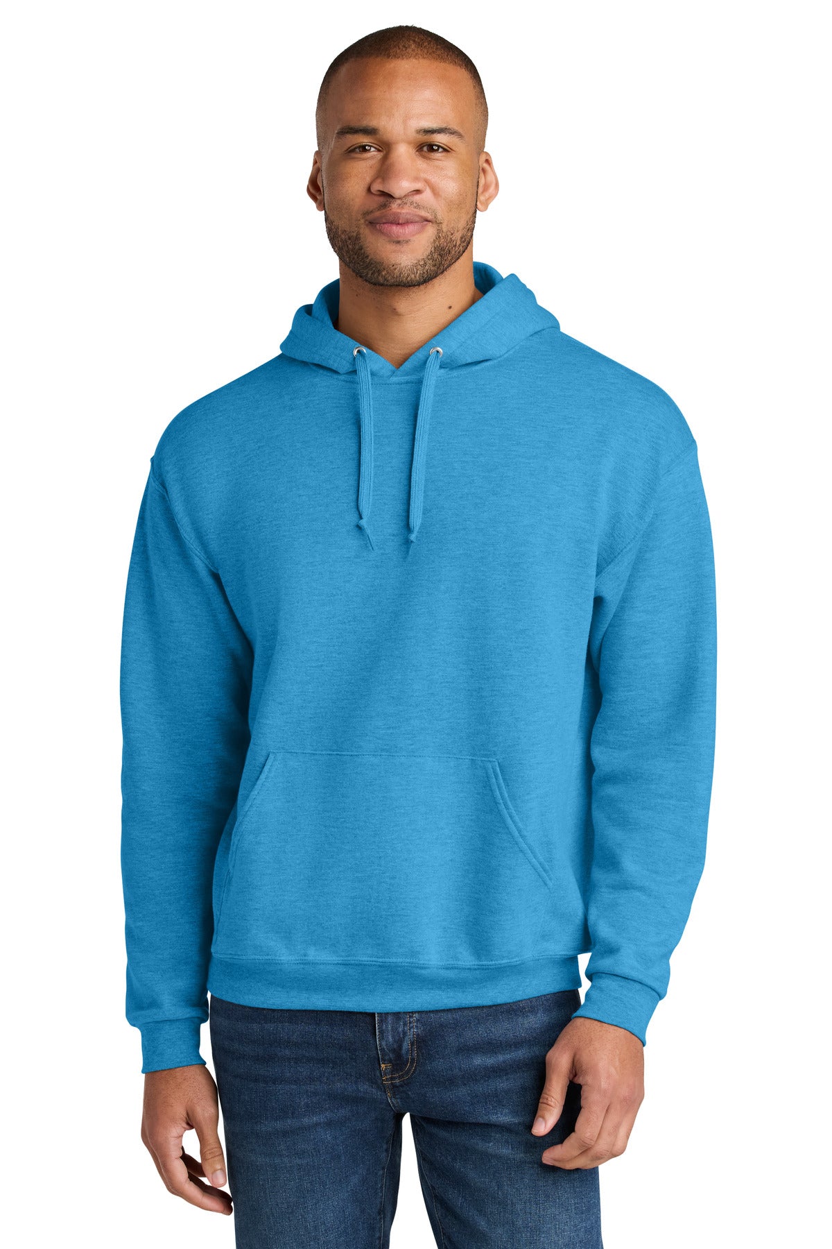 Jerzees Ultimate™ Unisex CVC Ring Spun Hooded Sweatshirt IC49M