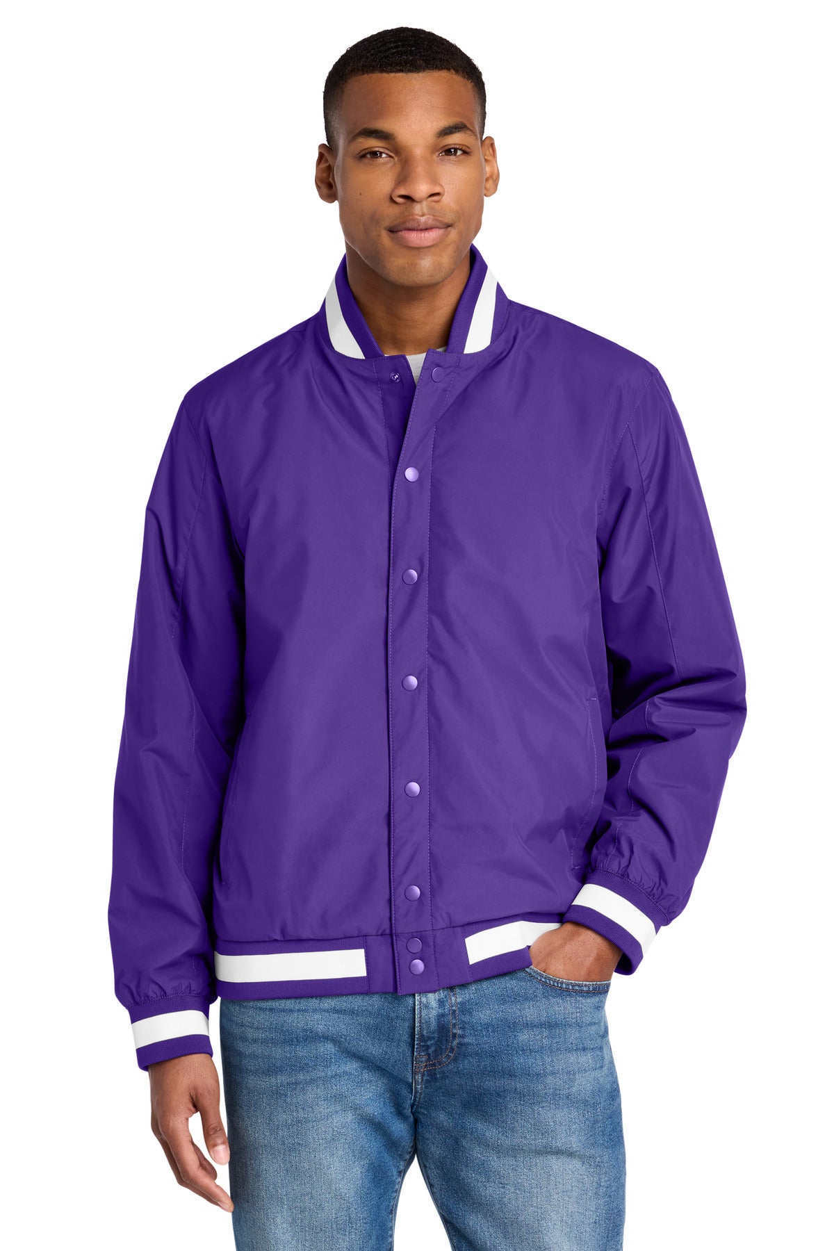 Sport-Tek® Insulated Varsity Jacket JST58