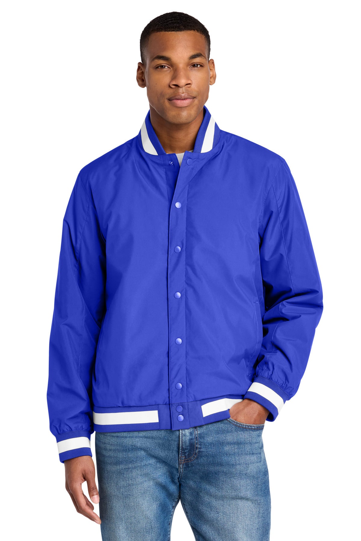 Sport-Tek® Insulated Varsity Jacket JST58
