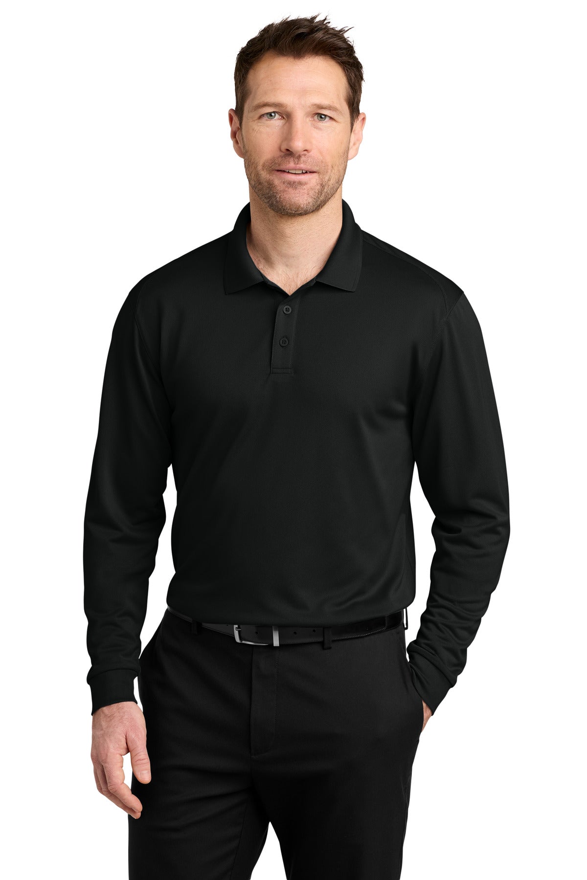Port Authority® Wearever Performance Pique Long Sleeve Polo K240LS