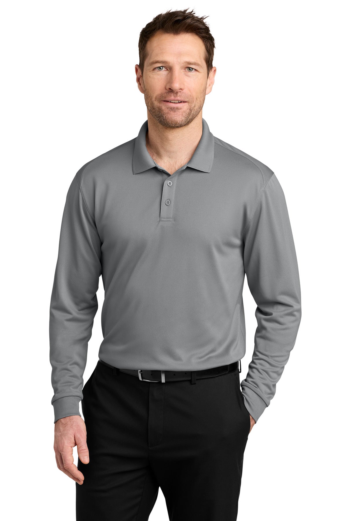 Port Authority® Wearever Performance Pique Long Sleeve Polo K240LS