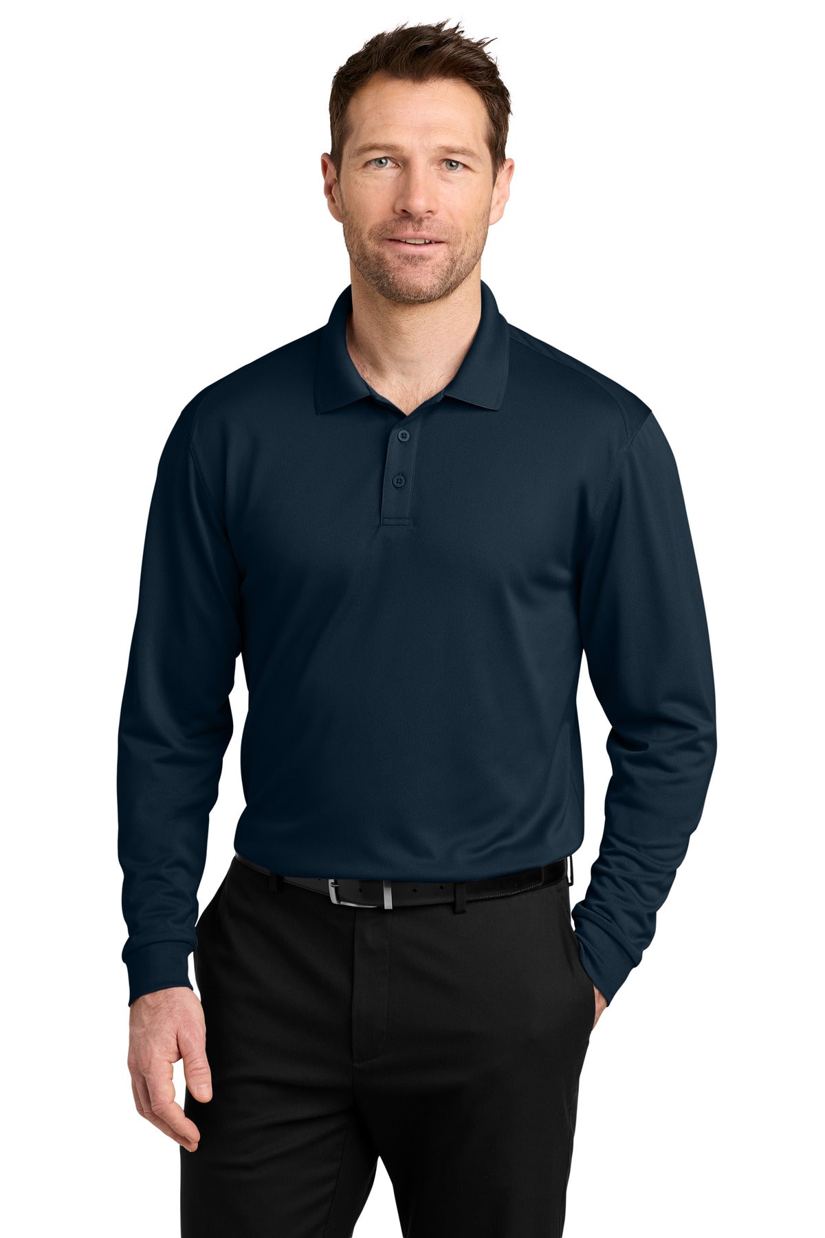 Port Authority® Wearever Performance Pique Long Sleeve Polo K240LS