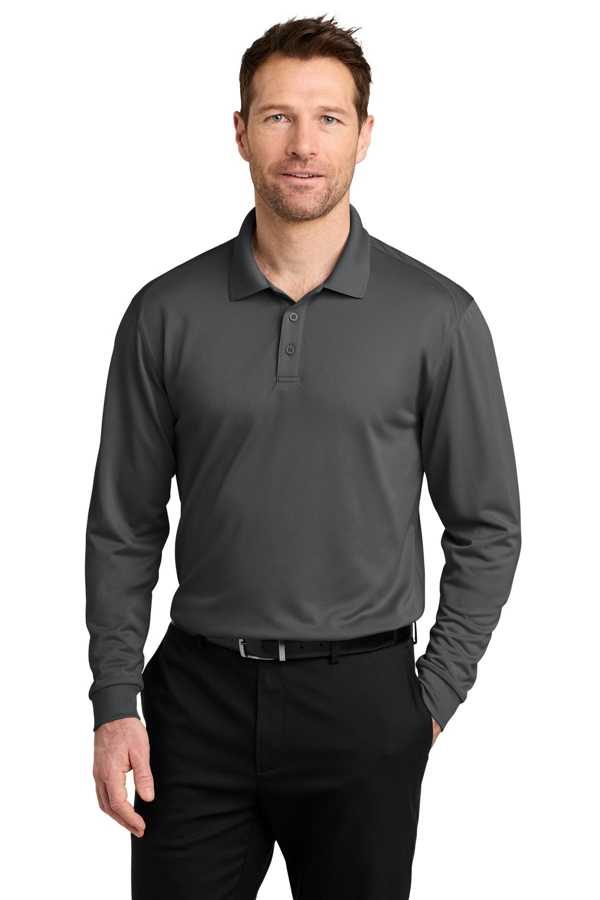 Port Authority® Wearever Performance Pique Long Sleeve Polo K240LS