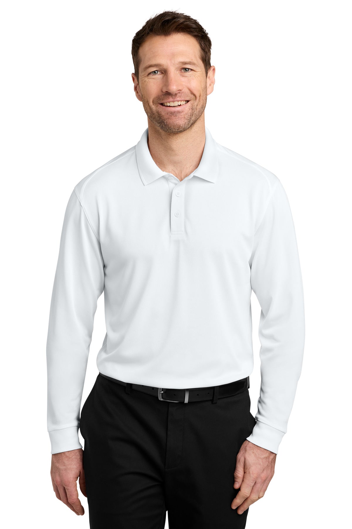 Port Authority® Wearever Performance Pique Long Sleeve Polo K240LS