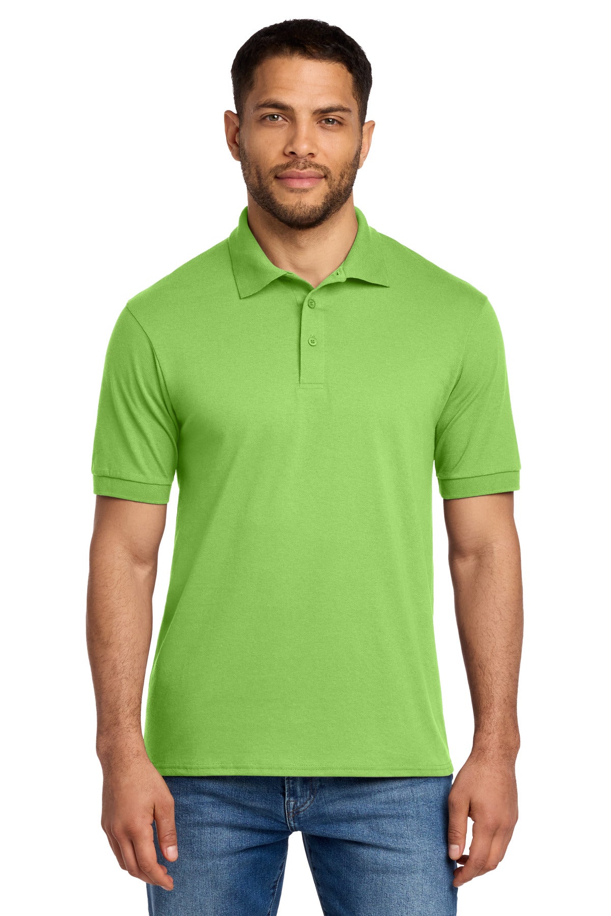 Port & Co® Core Blend Jersey Knit Polo. KP55