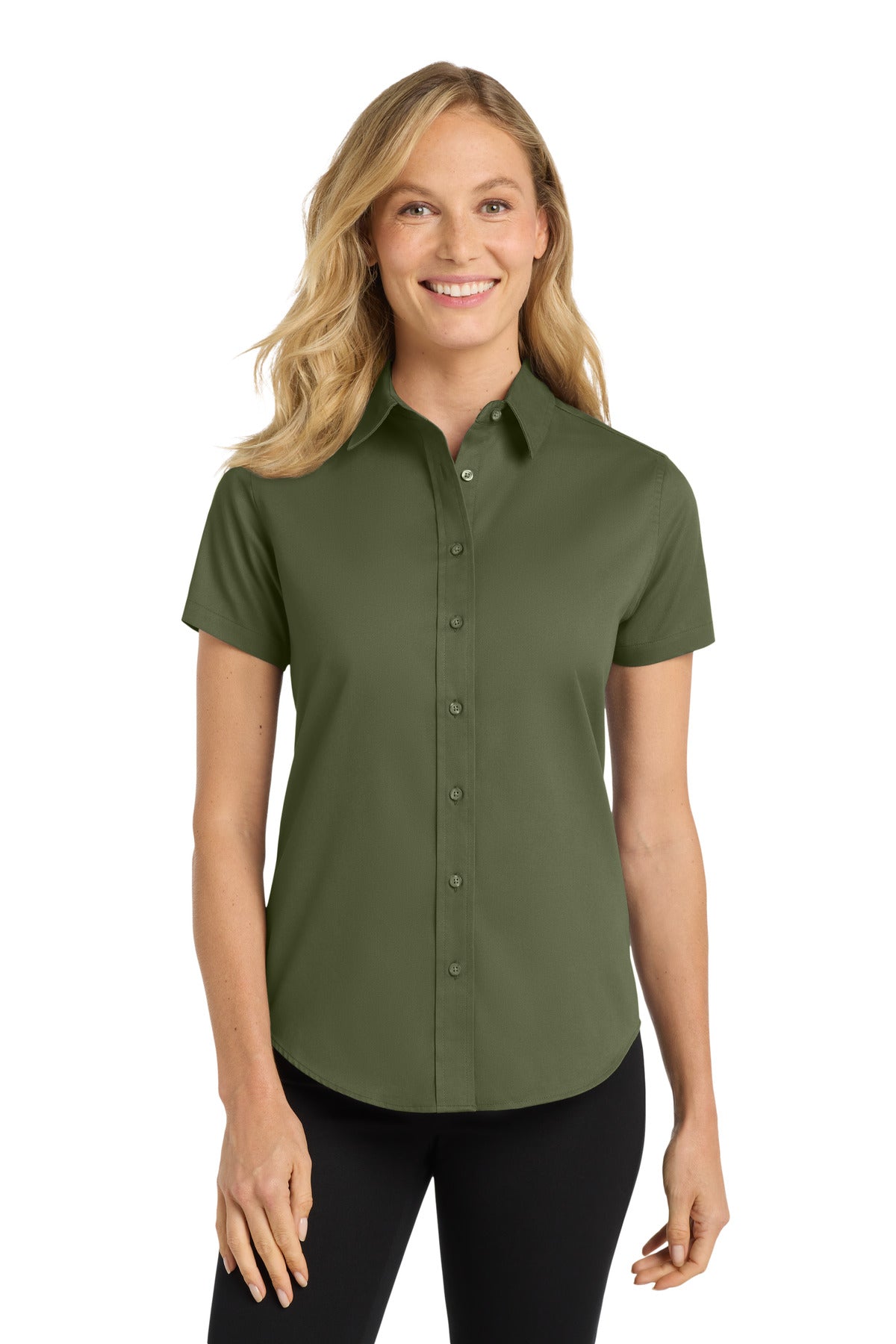 Port Authority® Women's Short Sleeve Easy Care  Shirt.  L508