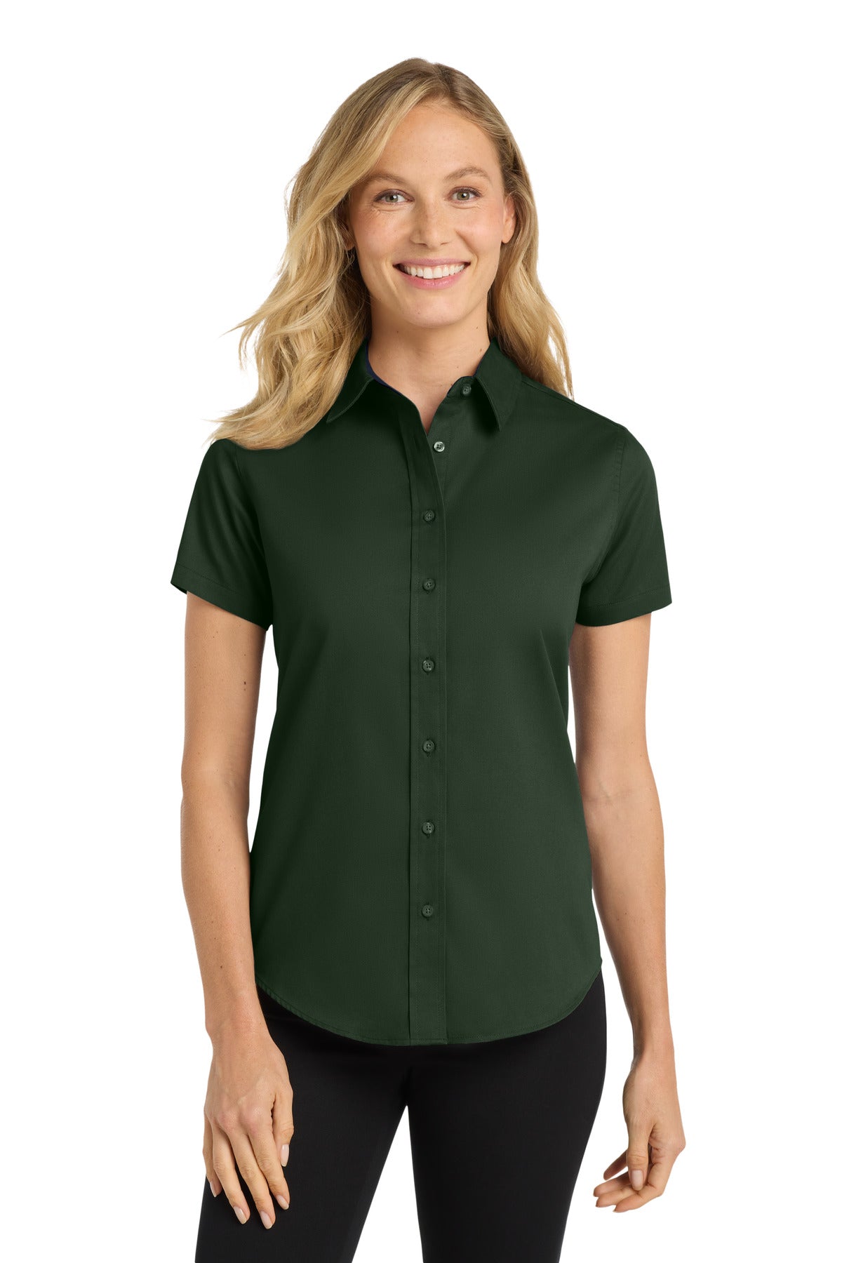 Port Authority® Women's Short Sleeve Easy Care  Shirt.  L508