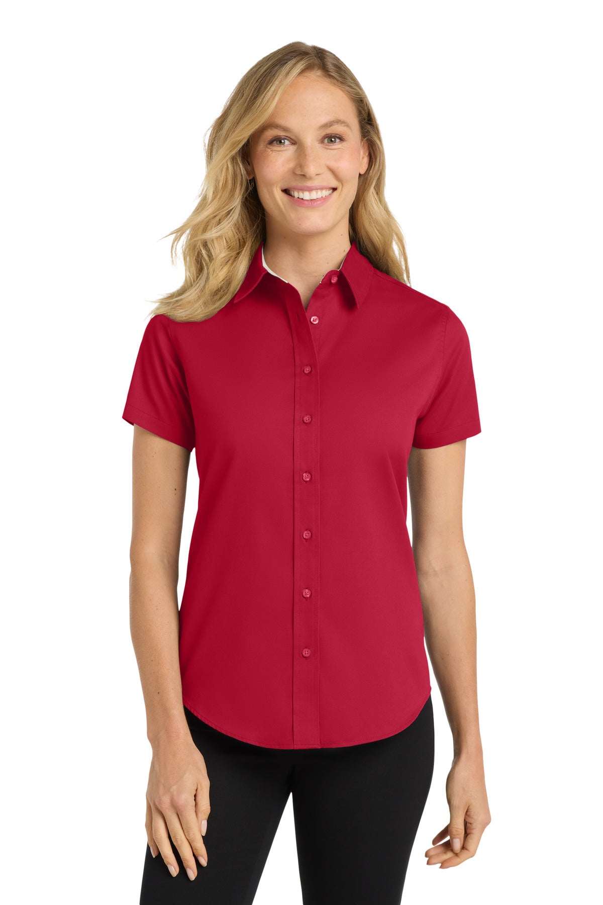 Port Authority® Women's Short Sleeve Easy Care  Shirt.  L508