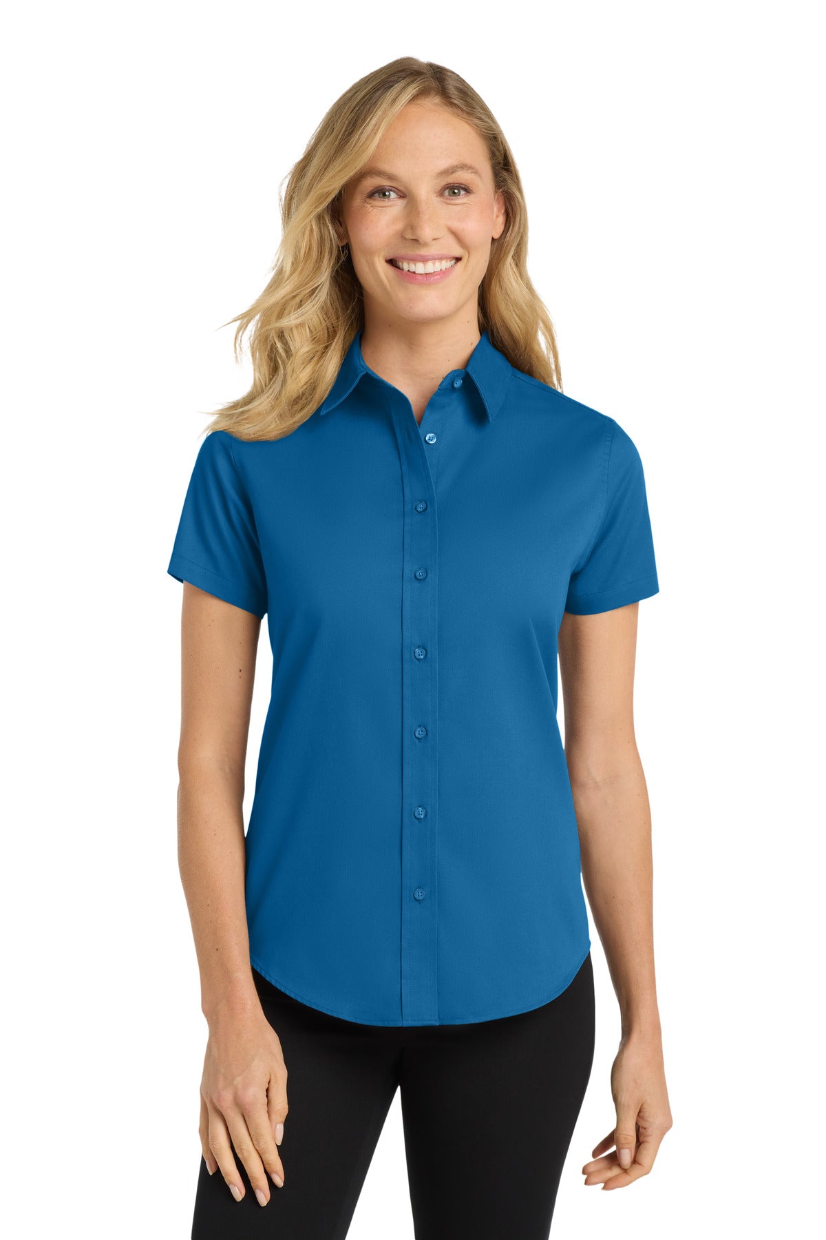 Port Authority® Women's Short Sleeve Easy Care  Shirt.  L508