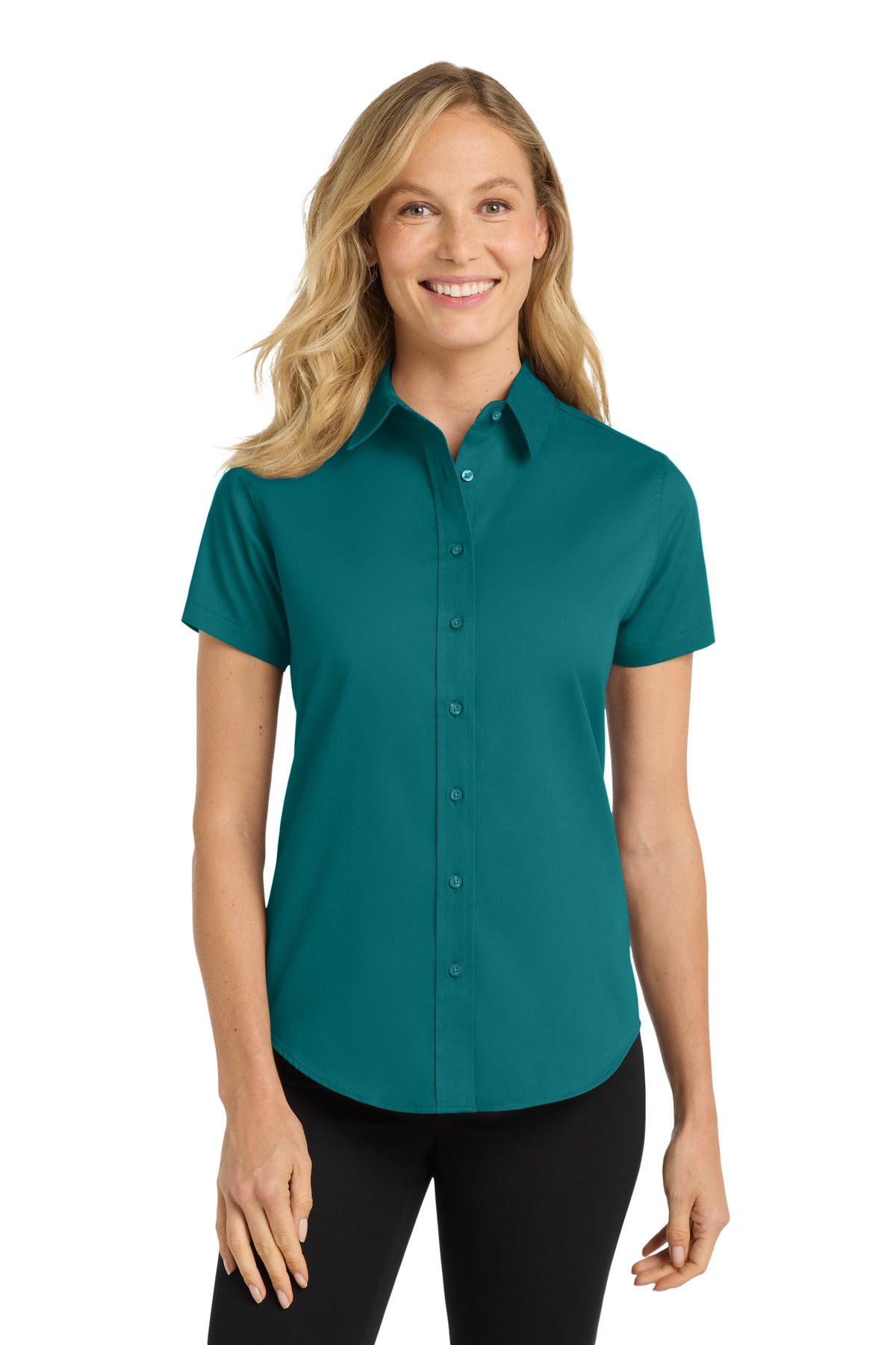 Port Authority® Women's Short Sleeve Easy Care  Shirt.  L508