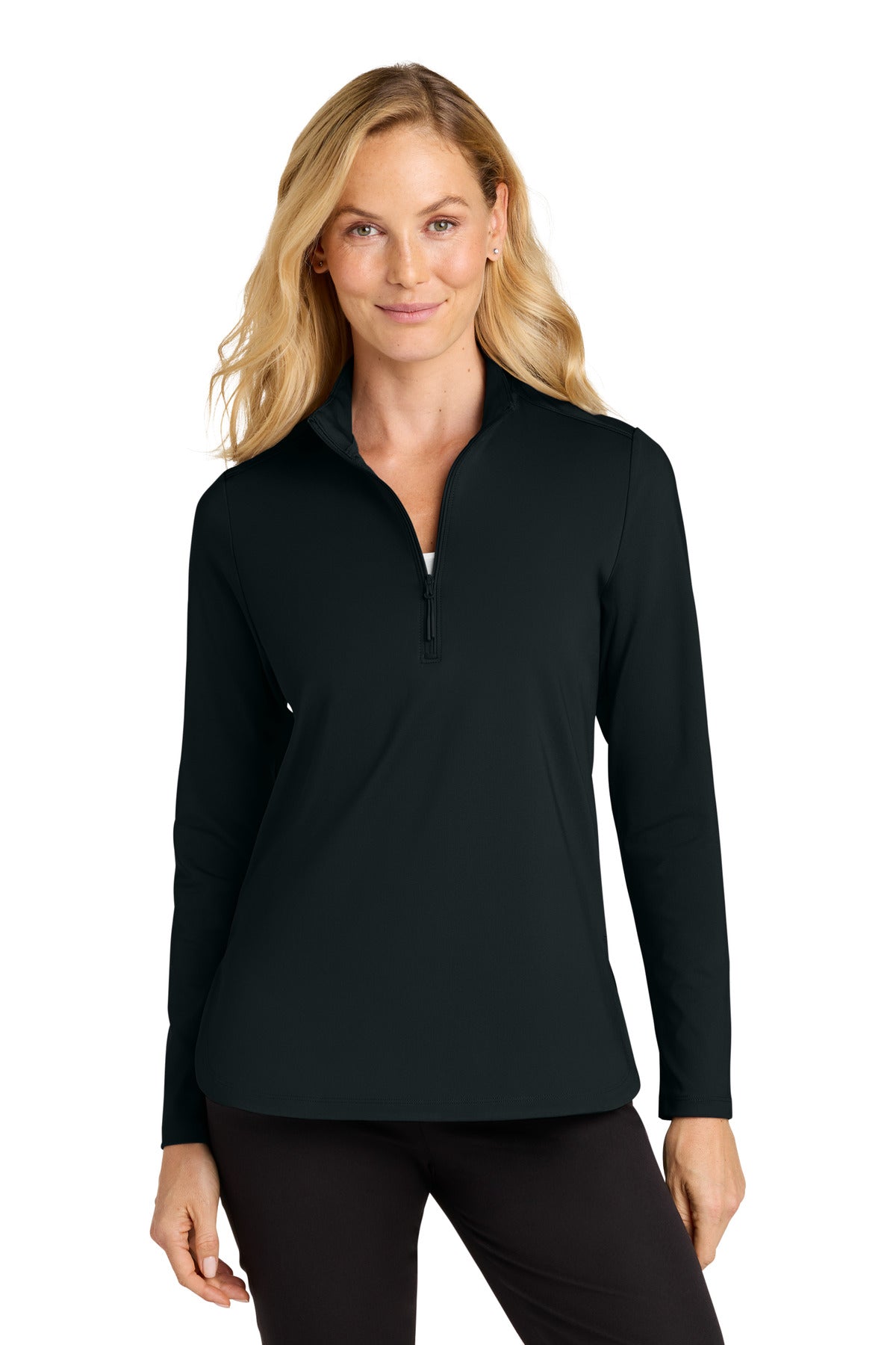 Port Authority® Women's C-FREE® Double Knit 1/4-Zip LK880