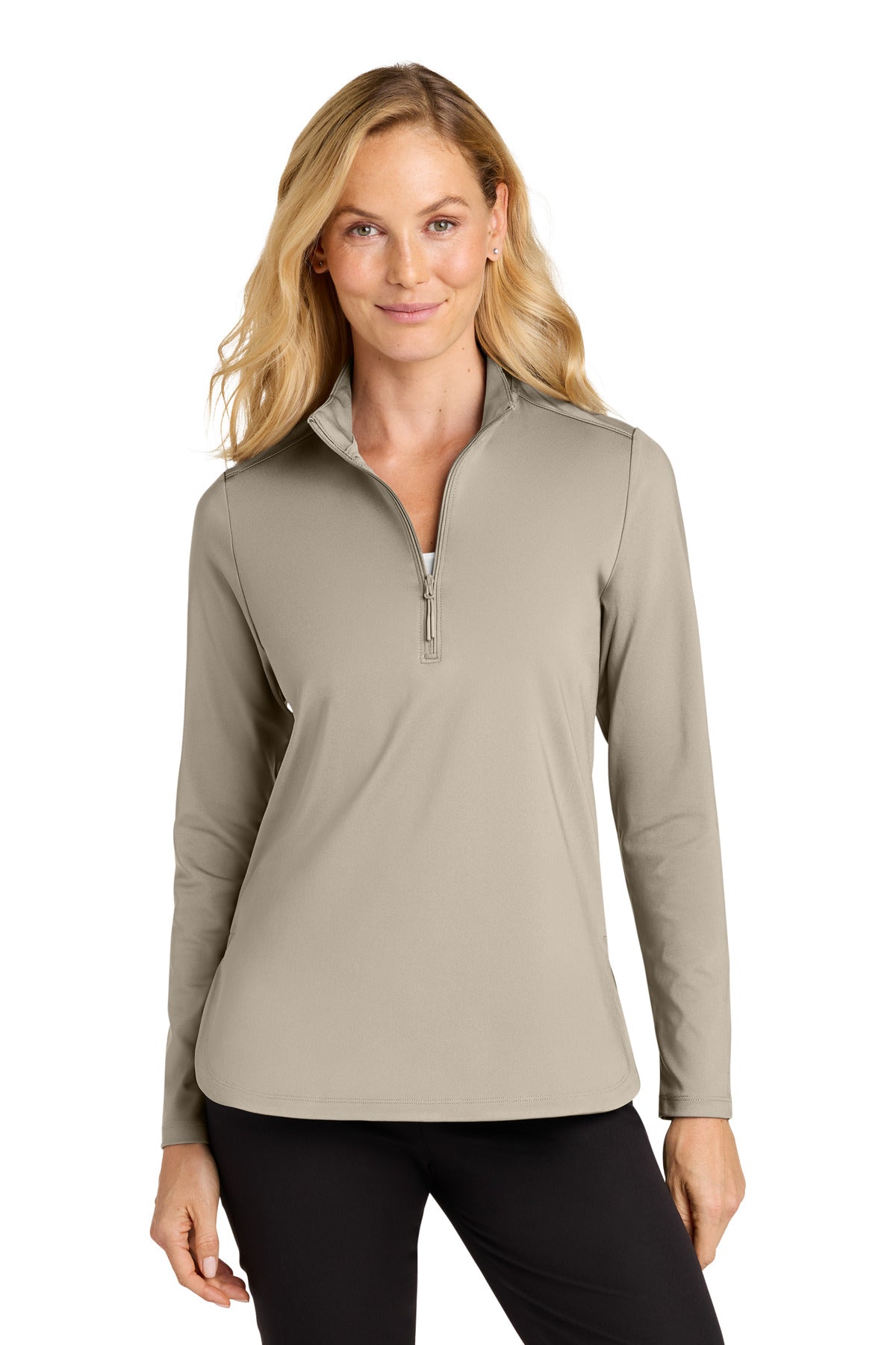 Port Authority® Women's C-FREE® Double Knit 1/4-Zip LK880
