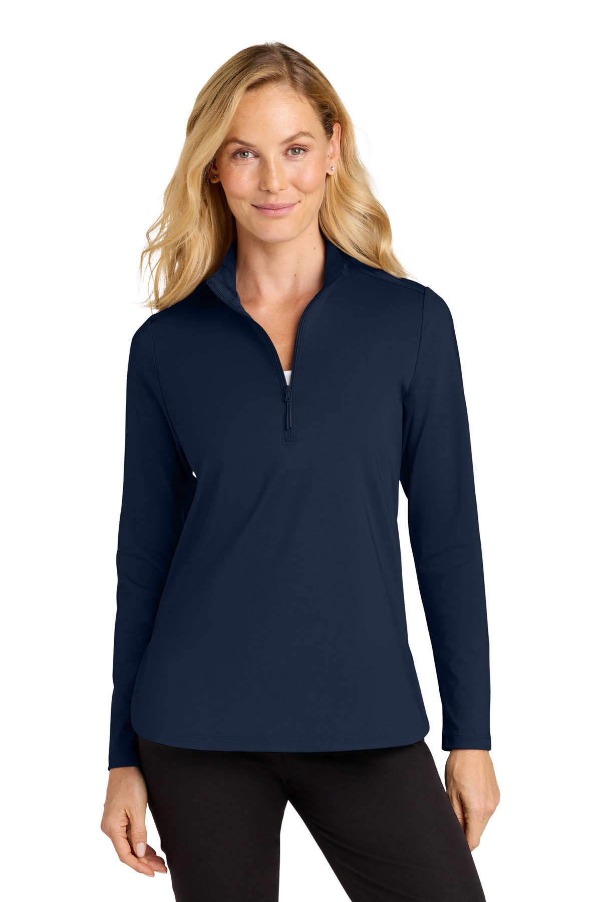 Port Authority® Women's C-FREE® Double Knit 1/4-Zip LK880