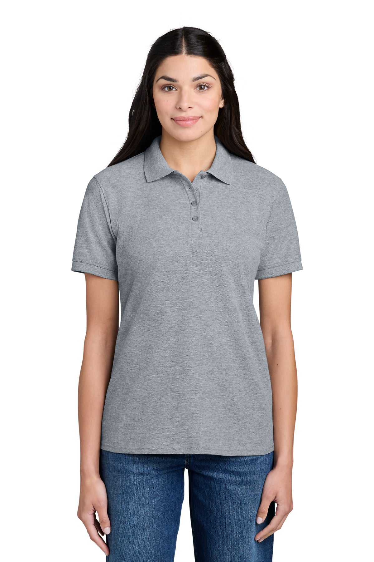 Port & Co® Women's Core Blend Pique Polo. LKP155
