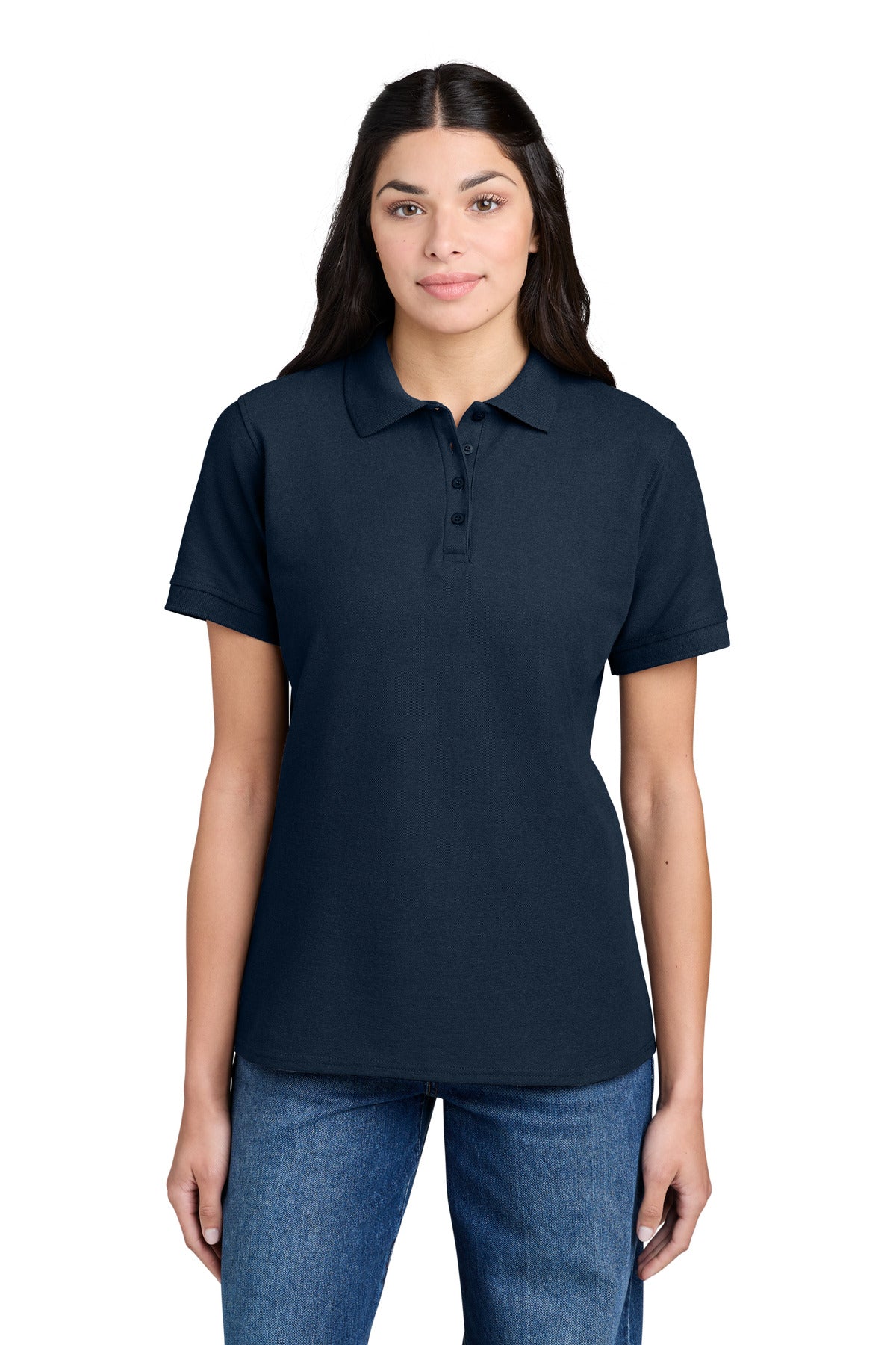 Port & Co® Women's Core Blend Pique Polo. LKP155