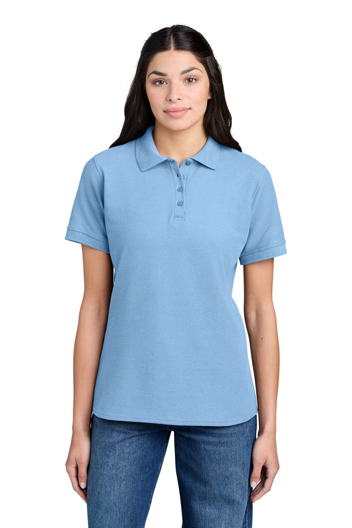 Port & Co® Women's Core Blend Pique Polo. LKP155