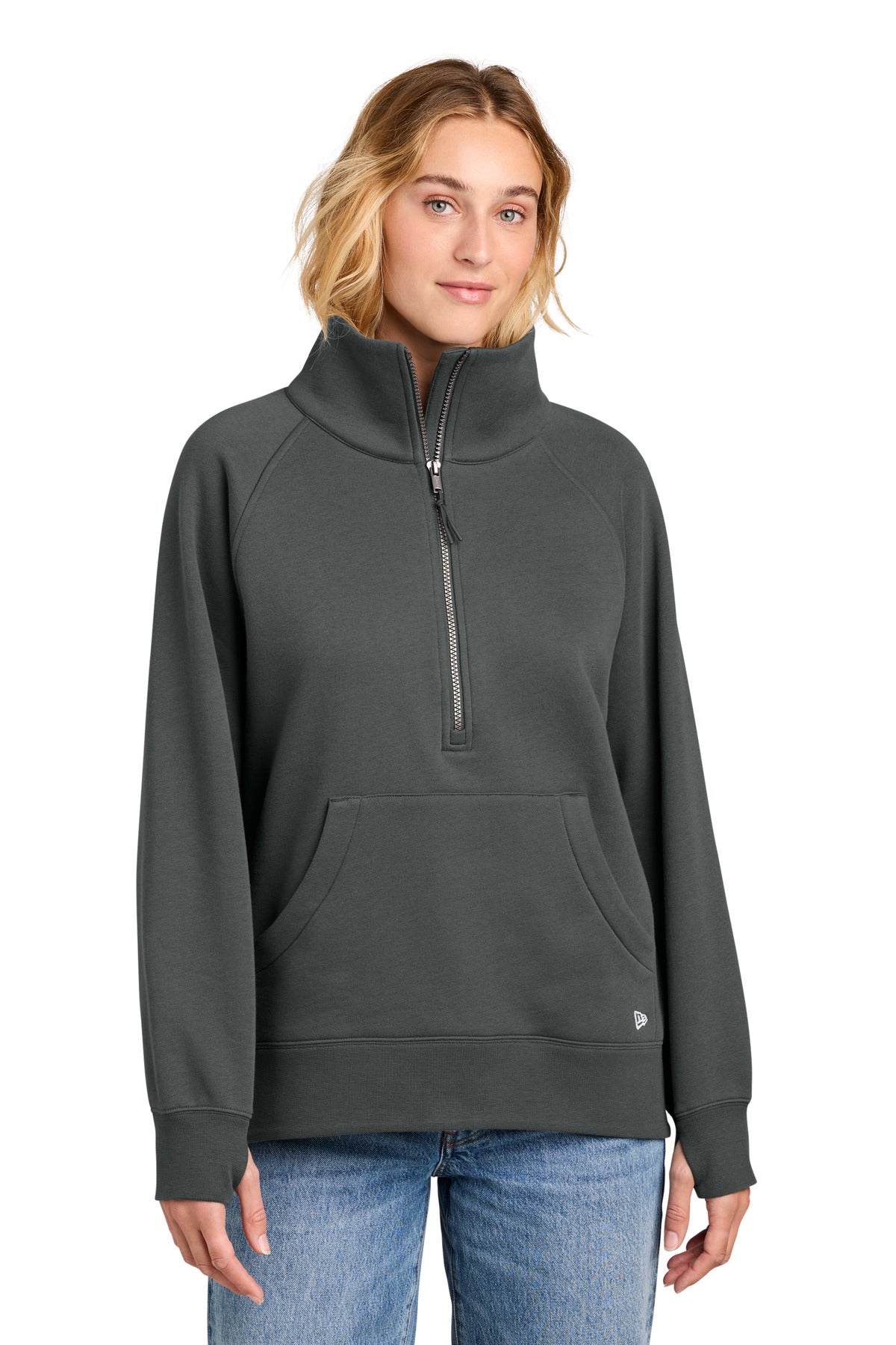 New Era® Women's Heritage Fleece 1/2-Zip LNEA528