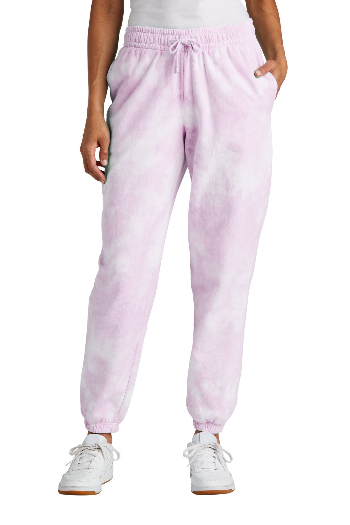 Port & Co® Women's Beach Wash® Cloud Tie-Dye Sweatpant LPC140P