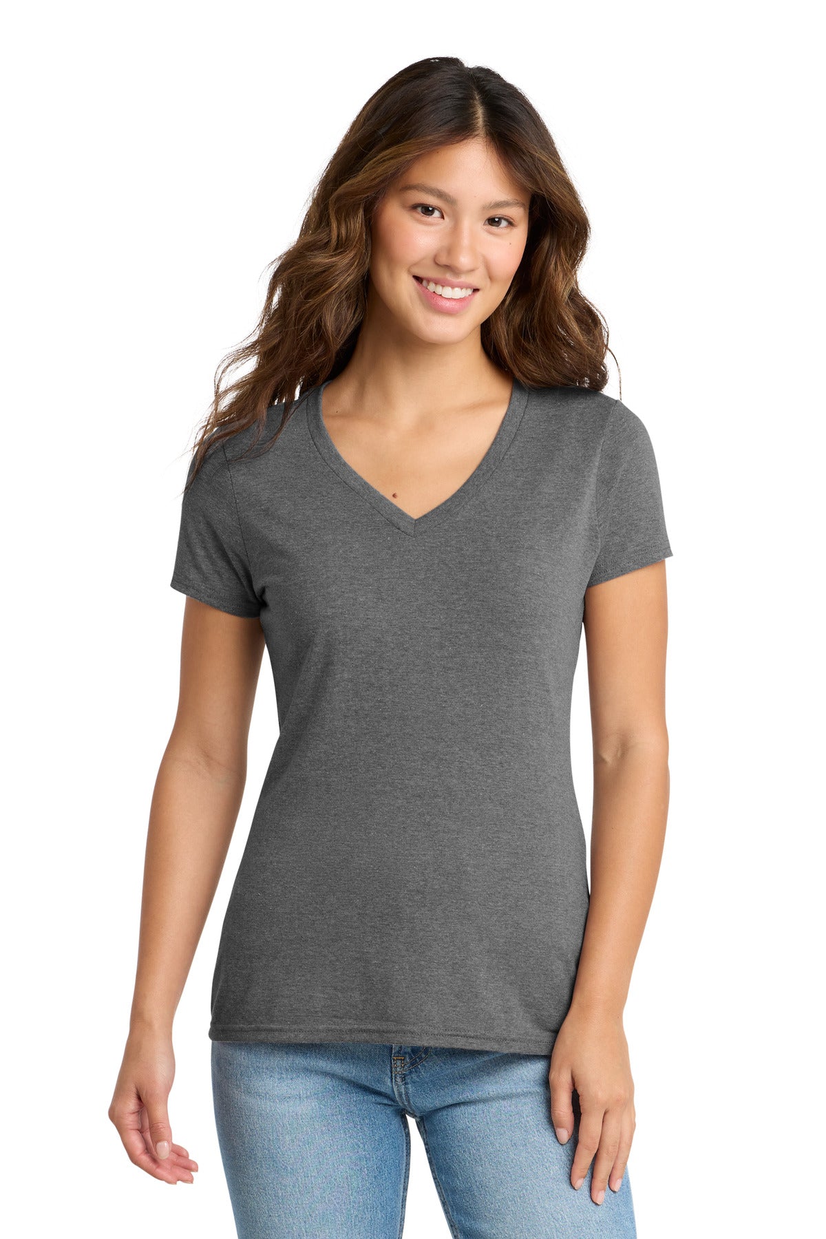 Port & Co® Women's Tri-Blend V-Neck Tee. LPC330V