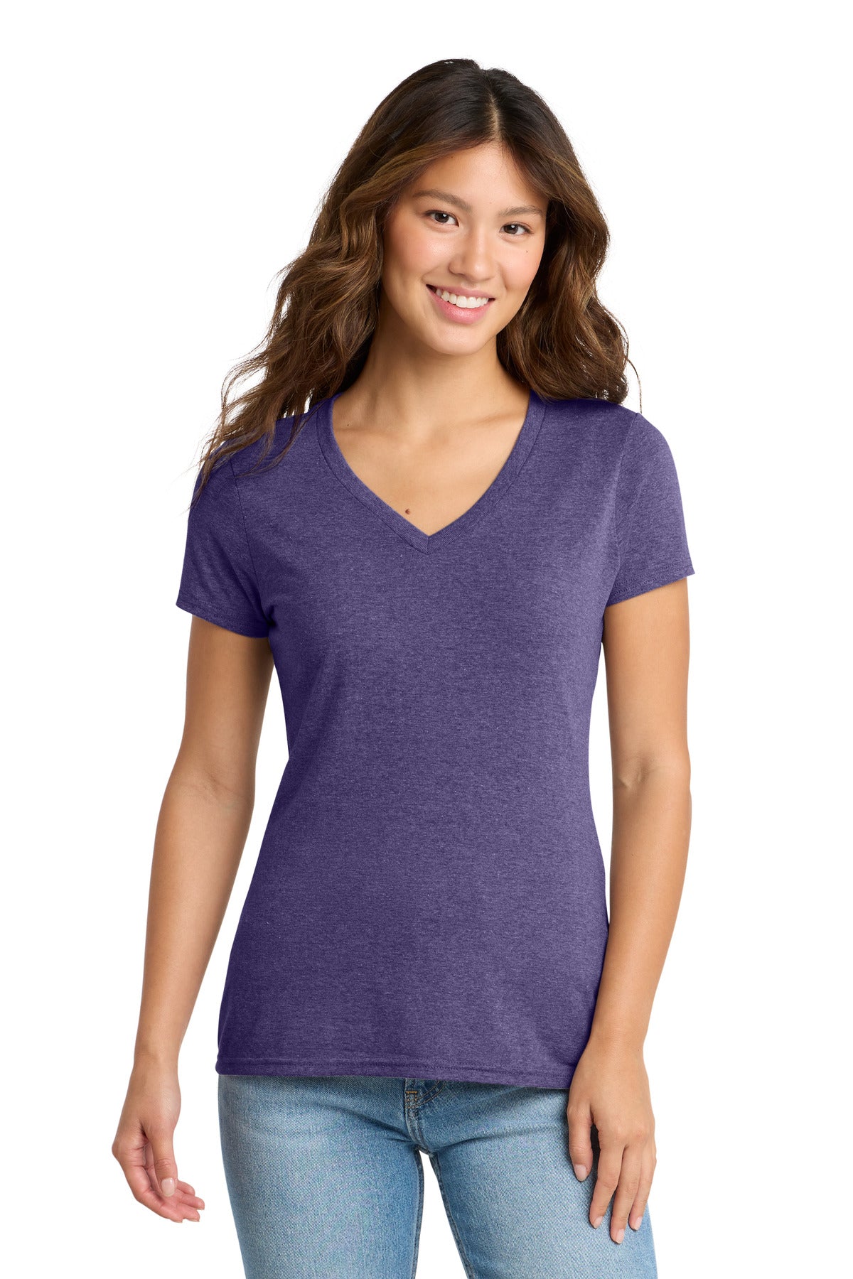 Port & Co® Women's Tri-Blend V-Neck Tee. LPC330V