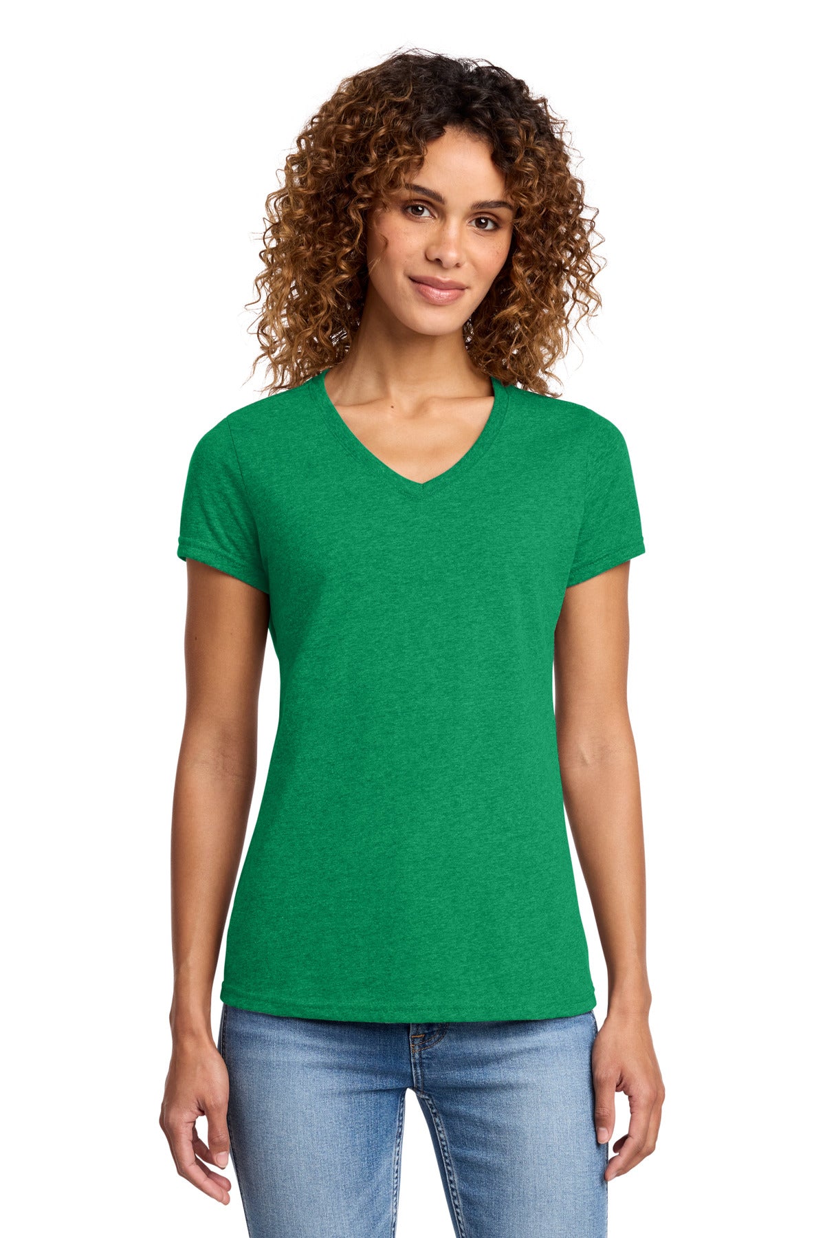 Port & Co® Women's Fan Favorite™ Blend V-Neck Tee. LPC455V
