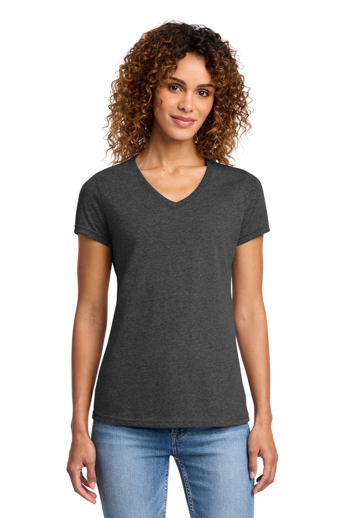 Port & Co® Women's Fan Favorite™ Blend V-Neck Tee. LPC455V