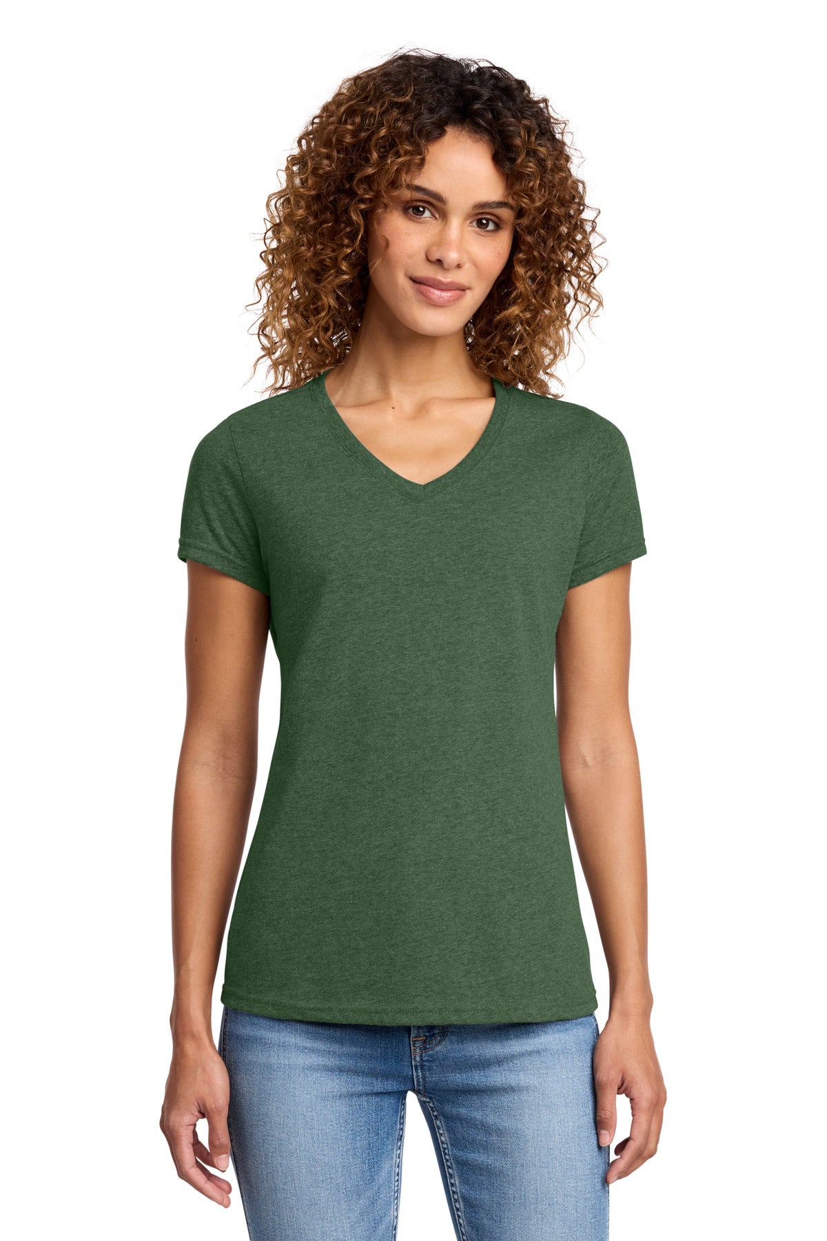 Port & Co® Women's Fan Favorite™ Blend V-Neck Tee. LPC455V