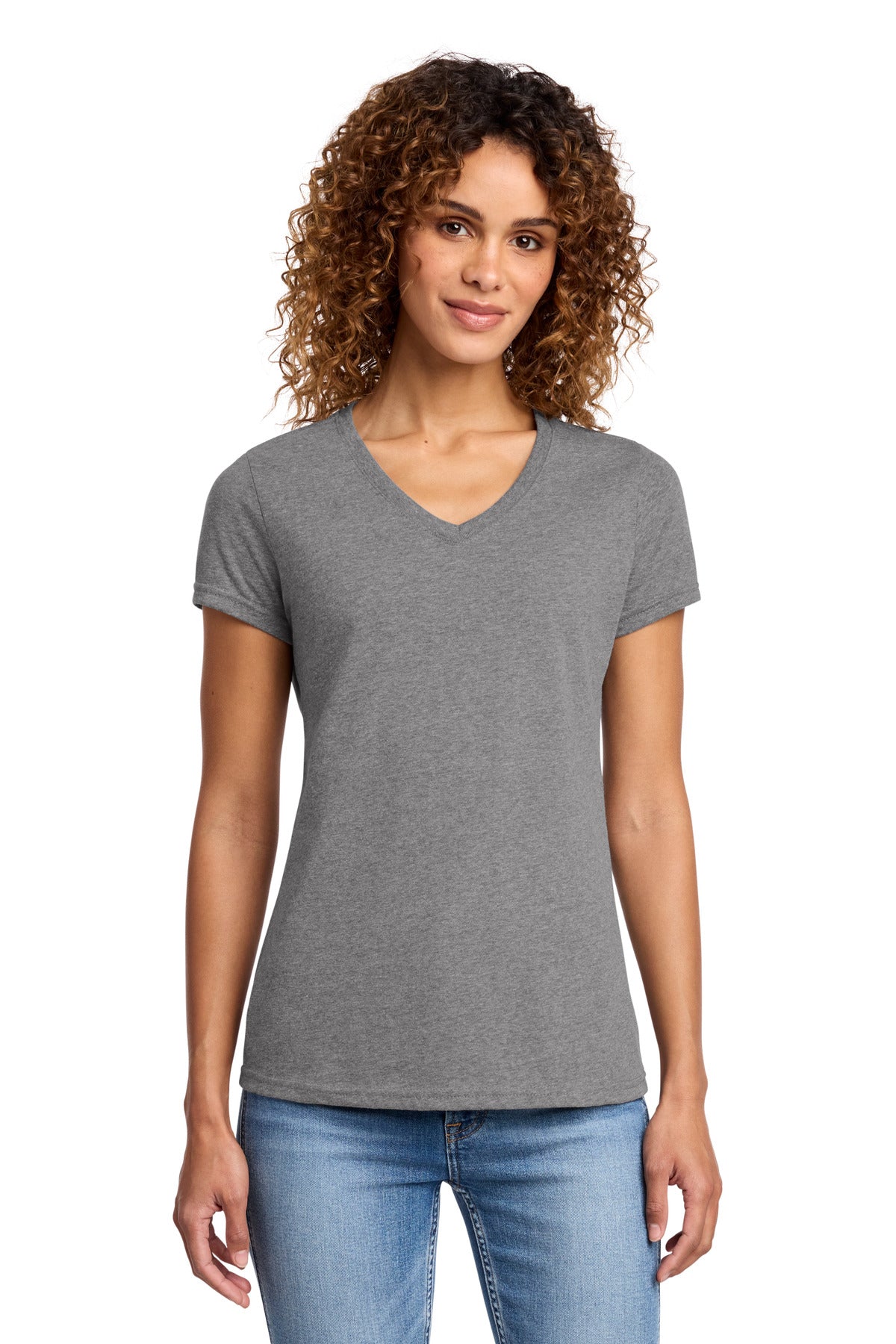 Port & Co® Women's Fan Favorite™ Blend V-Neck Tee. LPC455V