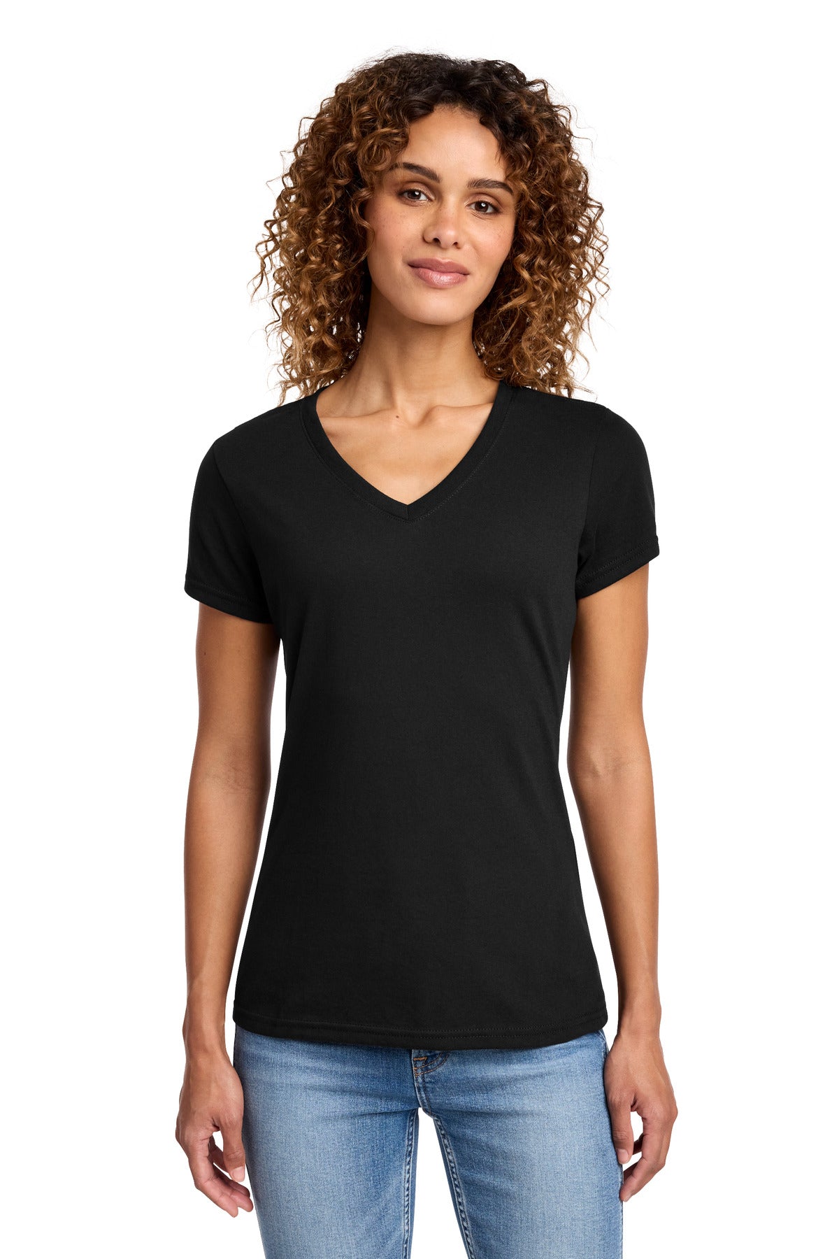 Port & Co® Women's Fan Favorite™ Blend V-Neck Tee. LPC455V