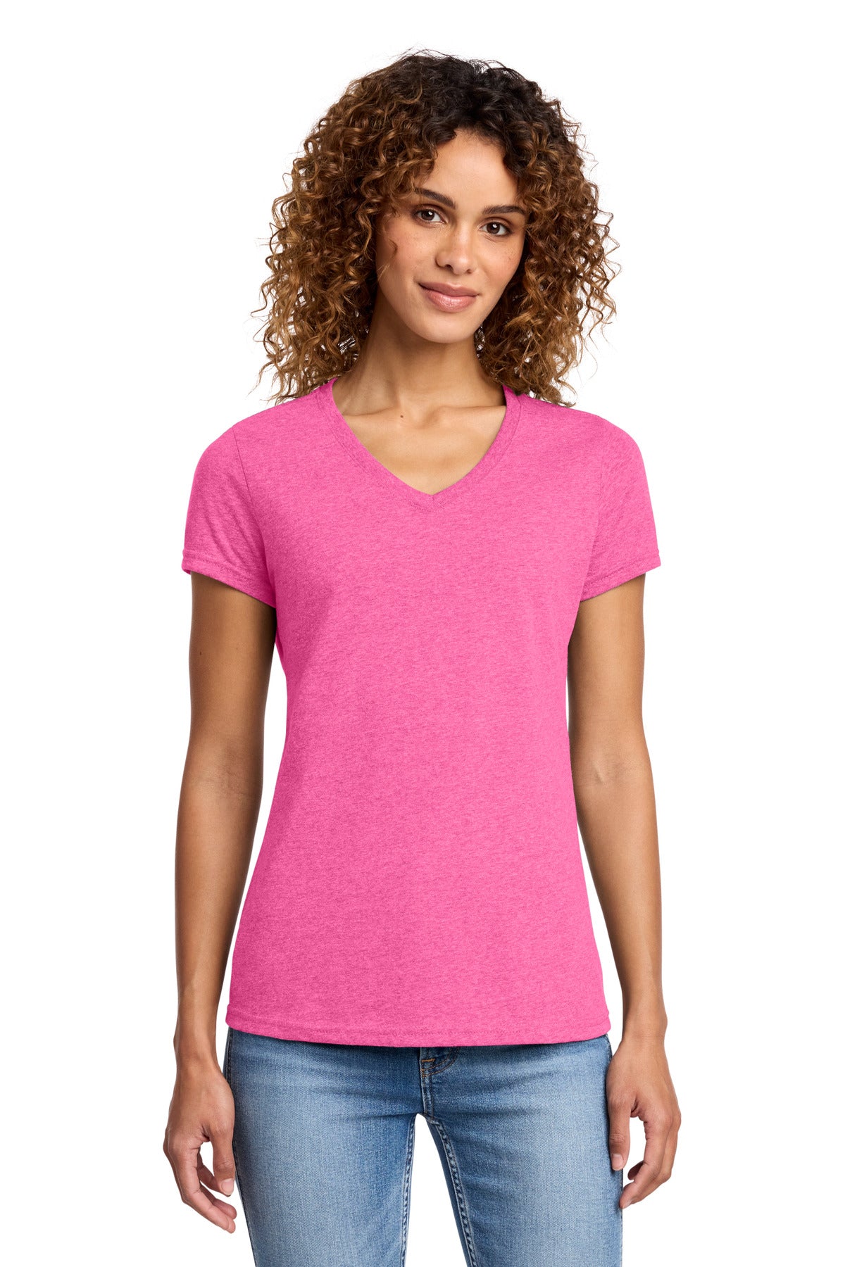 Port & Co® Women's Fan Favorite™ Blend V-Neck Tee. LPC455V