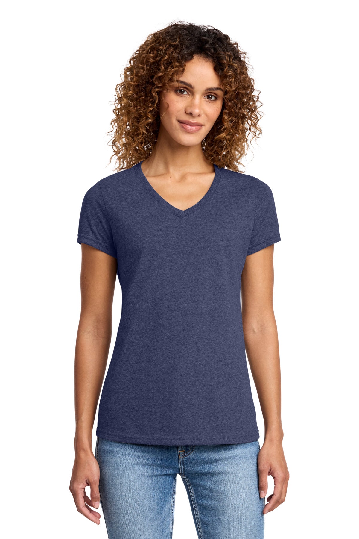 Port & Co® Women's Fan Favorite™ Blend V-Neck Tee. LPC455V