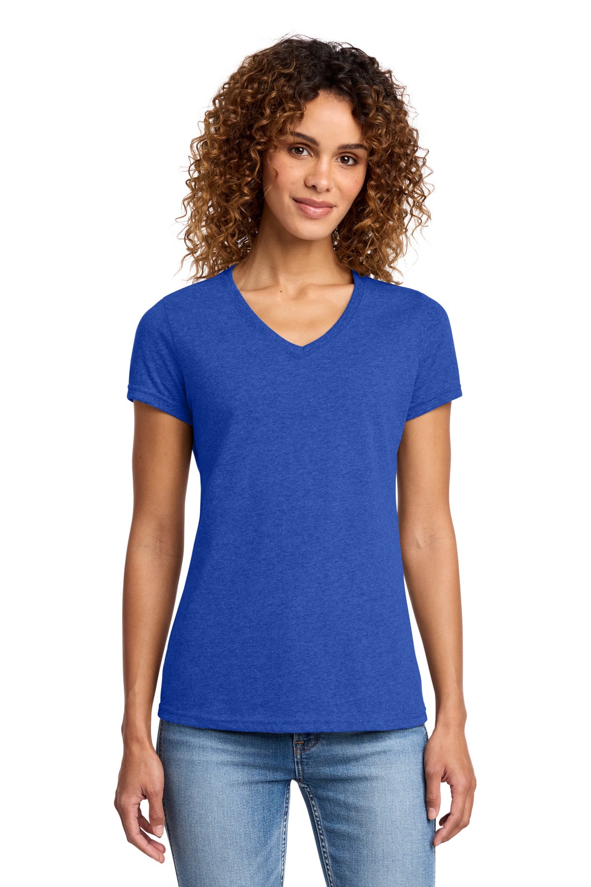 Port & Co® Women's Fan Favorite™ Blend V-Neck Tee. LPC455V