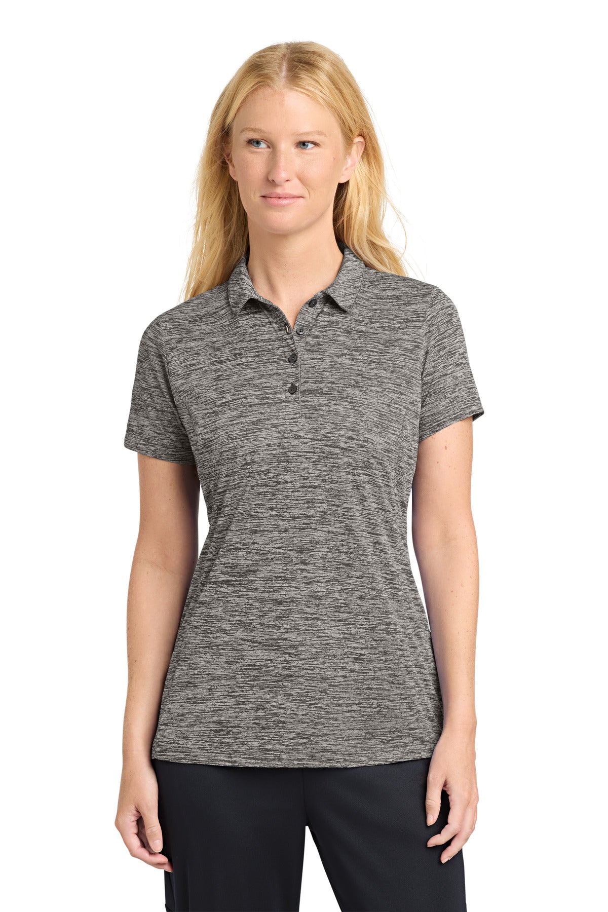 Sport-Tek ® Women's PosiCharge ® Electric Heather Polo. LST590