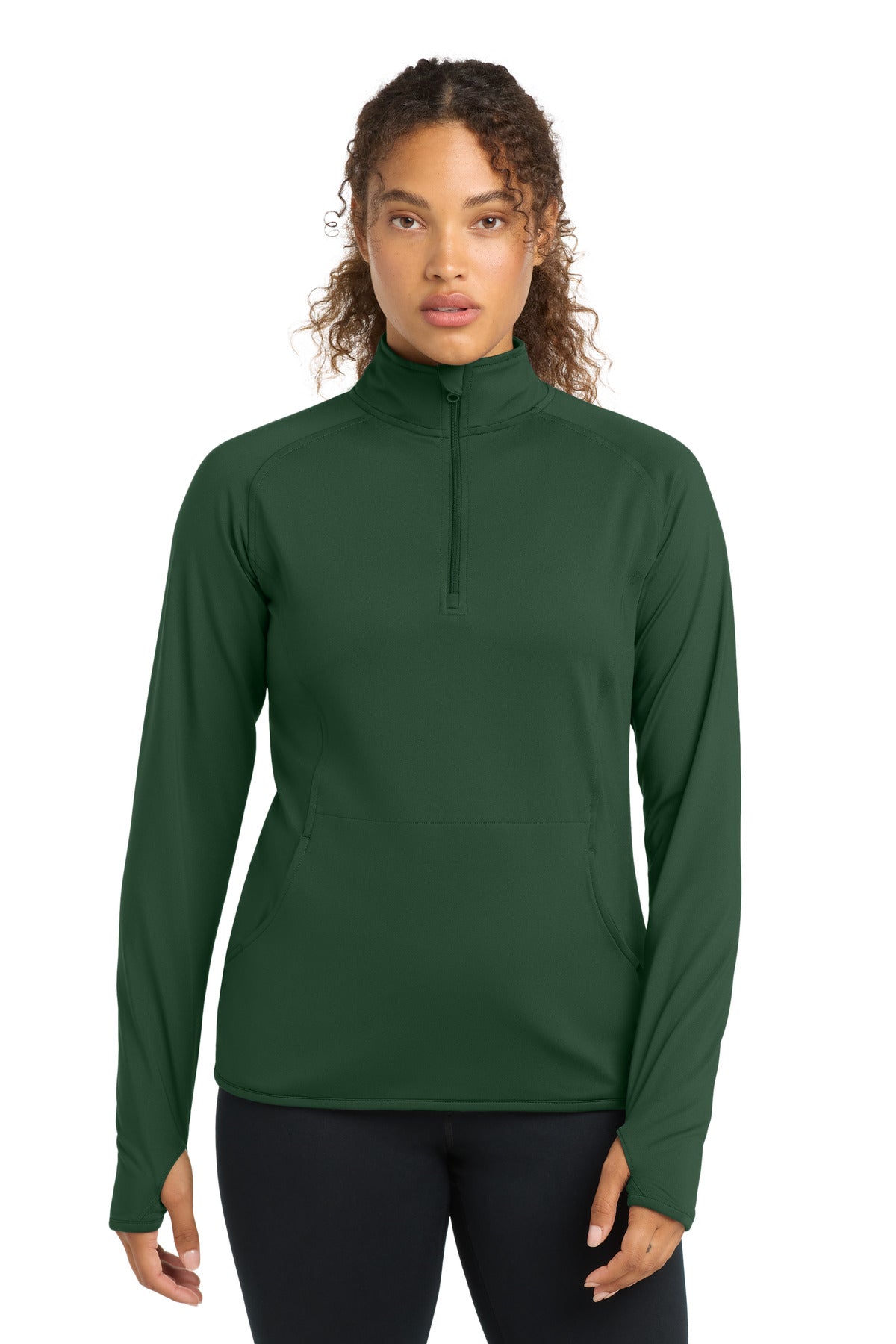 Sport-Tek® Women's Sport-Wick® Stretch 1/4-Zip Pullover. LST850