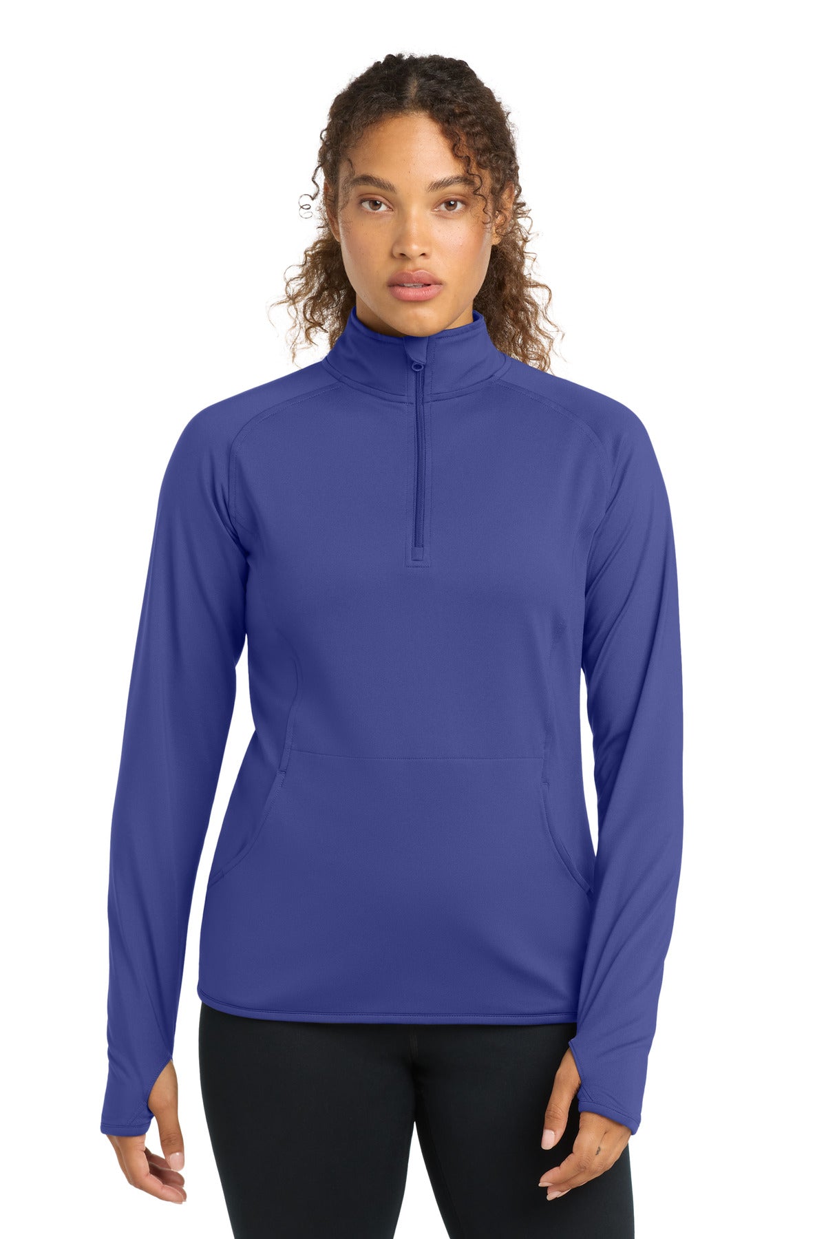 Sport-Tek® Women's Sport-Wick® Stretch 1/4-Zip Pullover. LST850