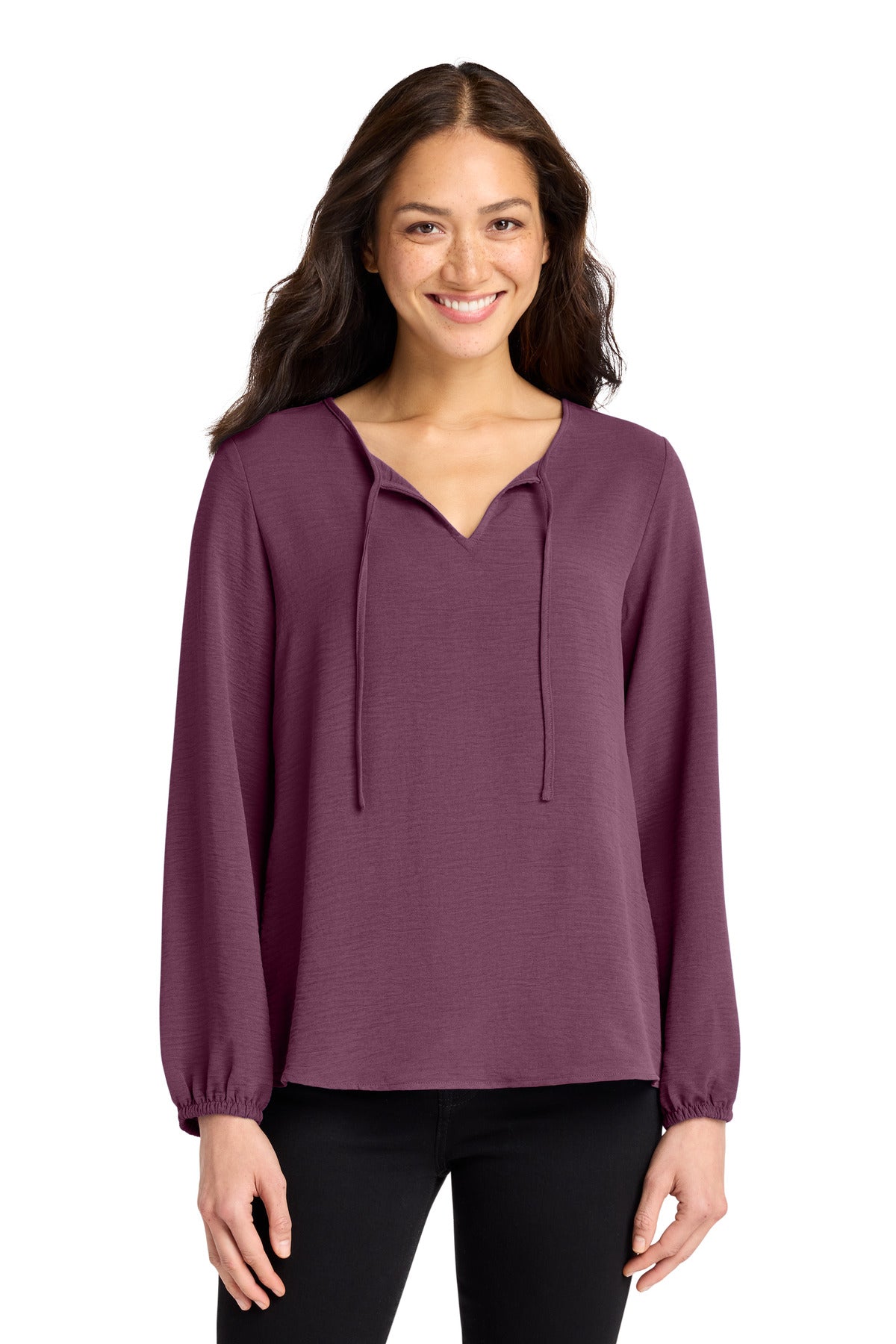 Port Authority® Women's Textured Crepe Blouse LW714