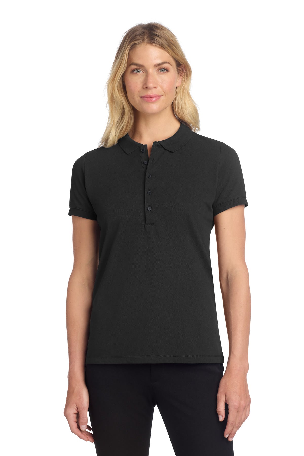 Mercer+Mettle® Women's Stretch Heavyweight Pique Polo MM1001