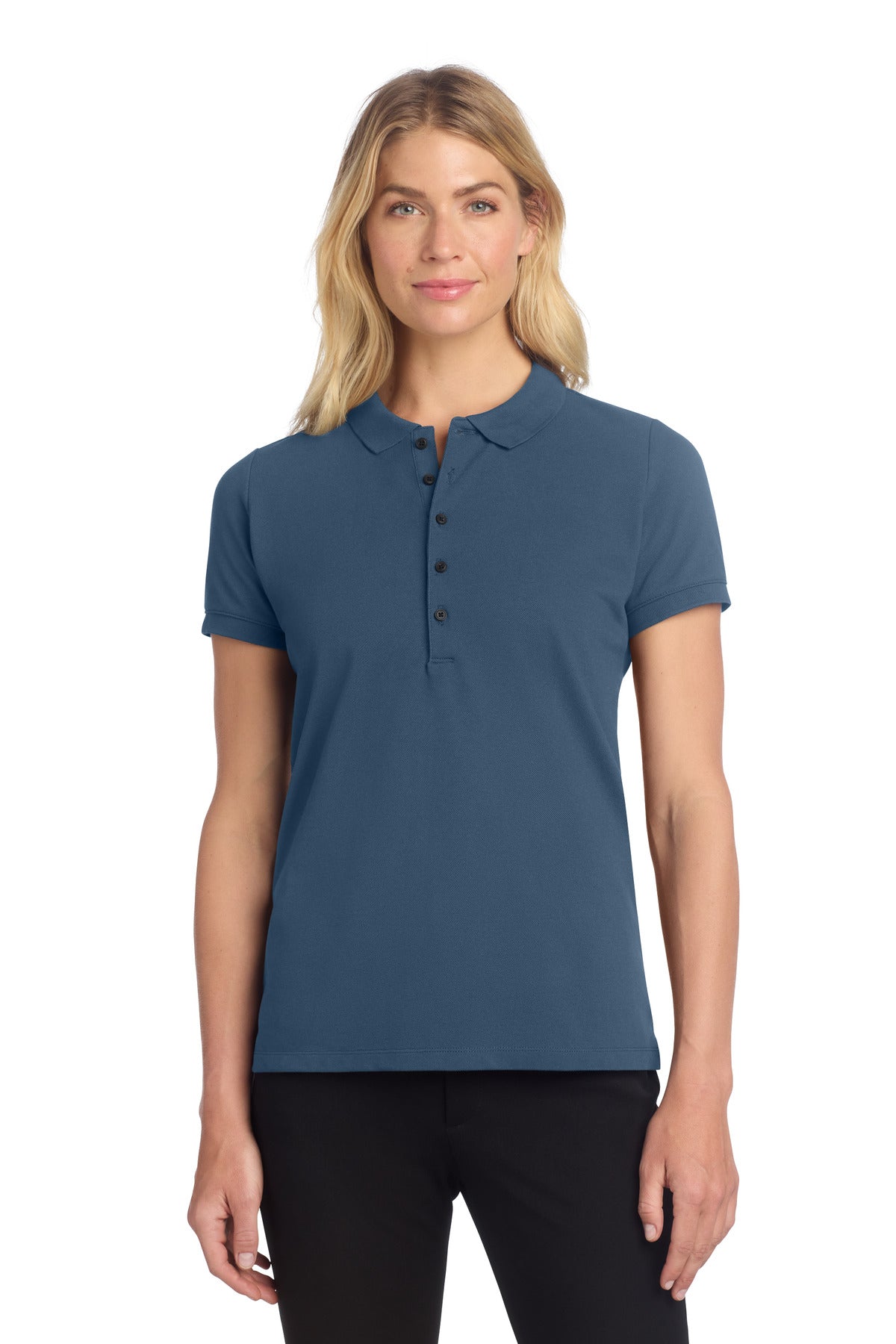 Mercer+Mettle® Women's Stretch Heavyweight Pique Polo MM1001