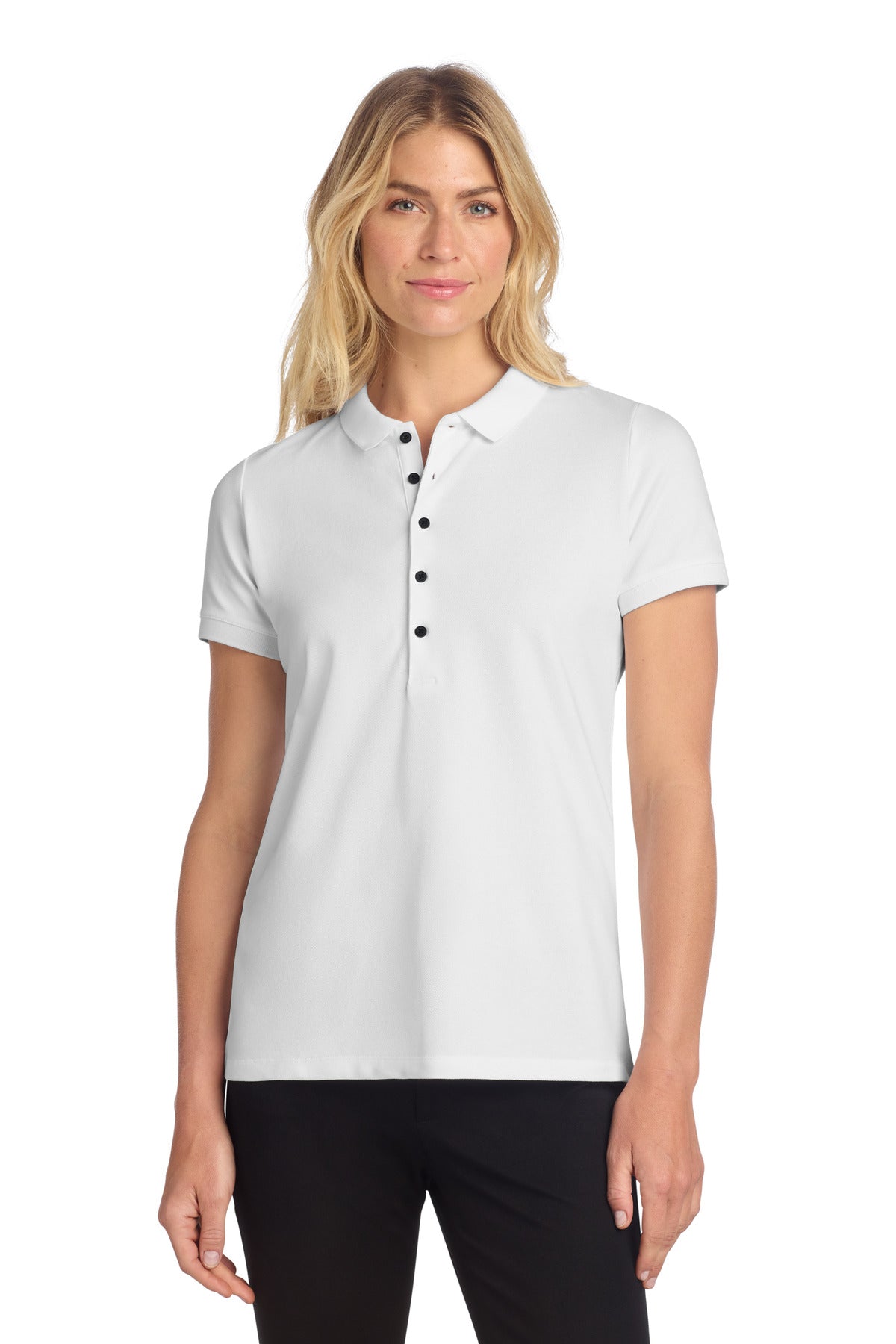 Mercer+Mettle® Women's Stretch Heavyweight Pique Polo MM1001