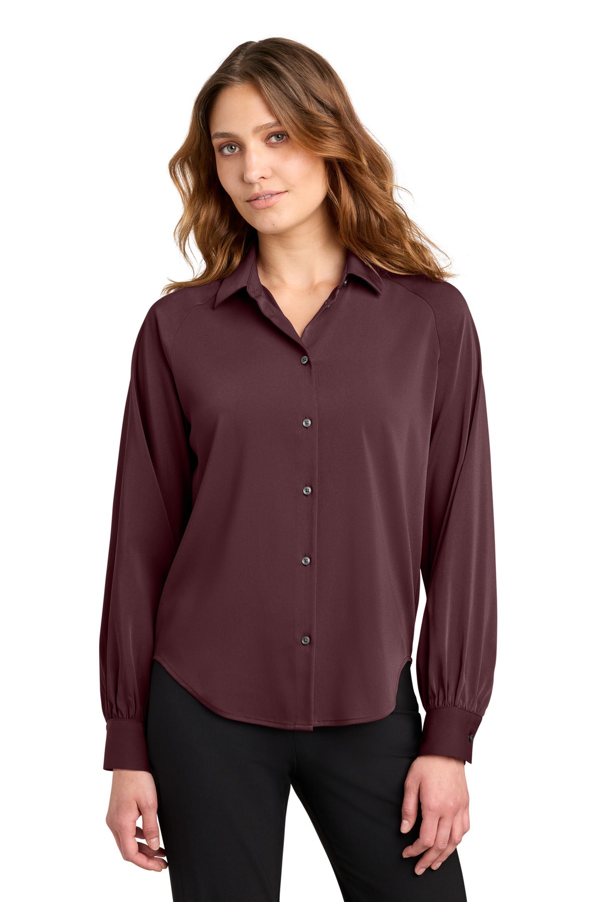 Mercer+Mettle® Women's Long Sleeve Buttery Soft Blouse MM2017