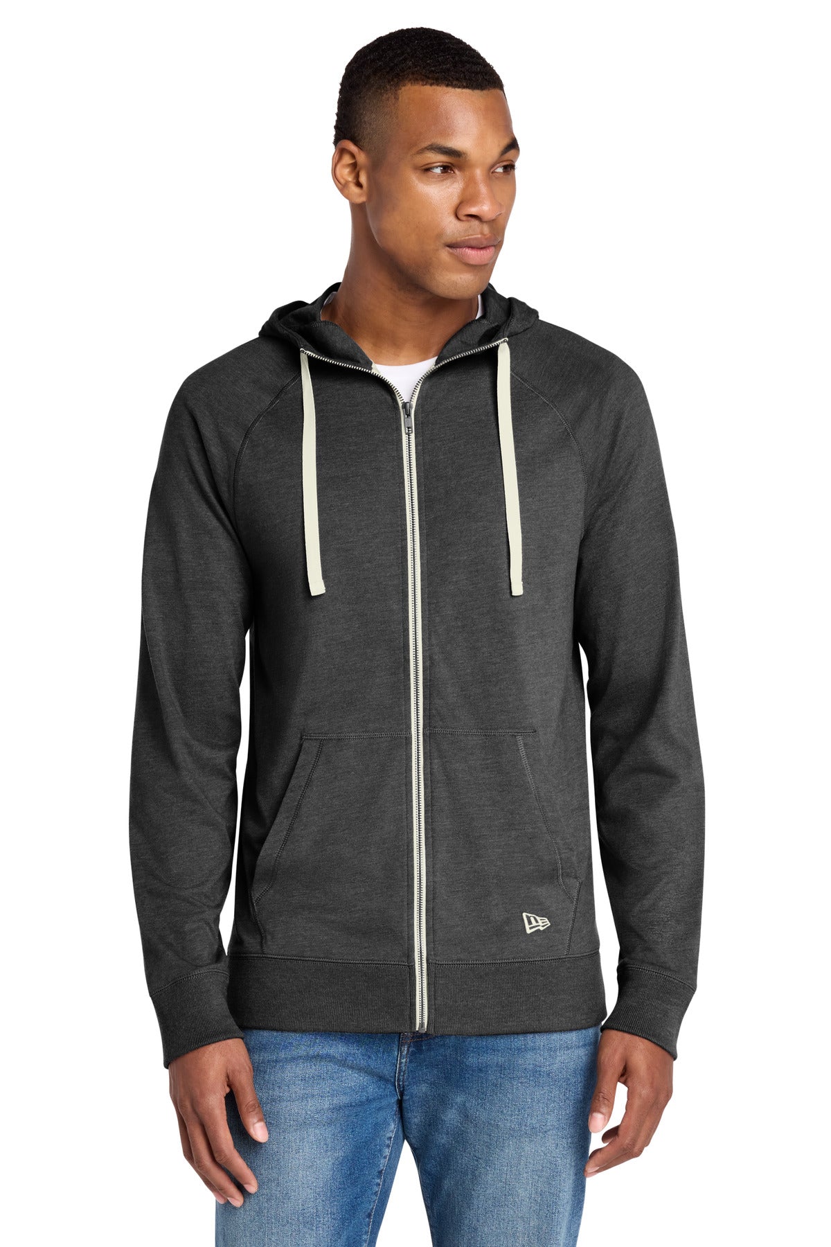 New Era ® Sueded Cotton Blend Full-Zip Hoodie. NEA122