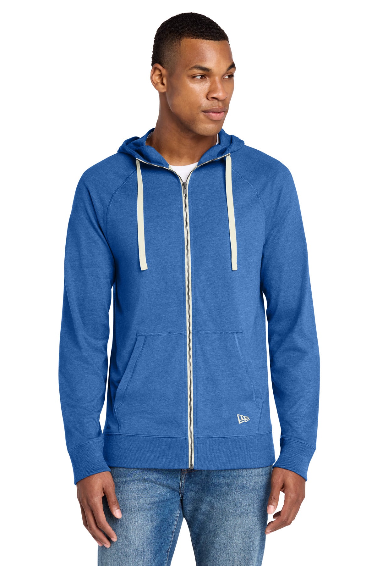 New Era ® Sueded Cotton Blend Full-Zip Hoodie. NEA122