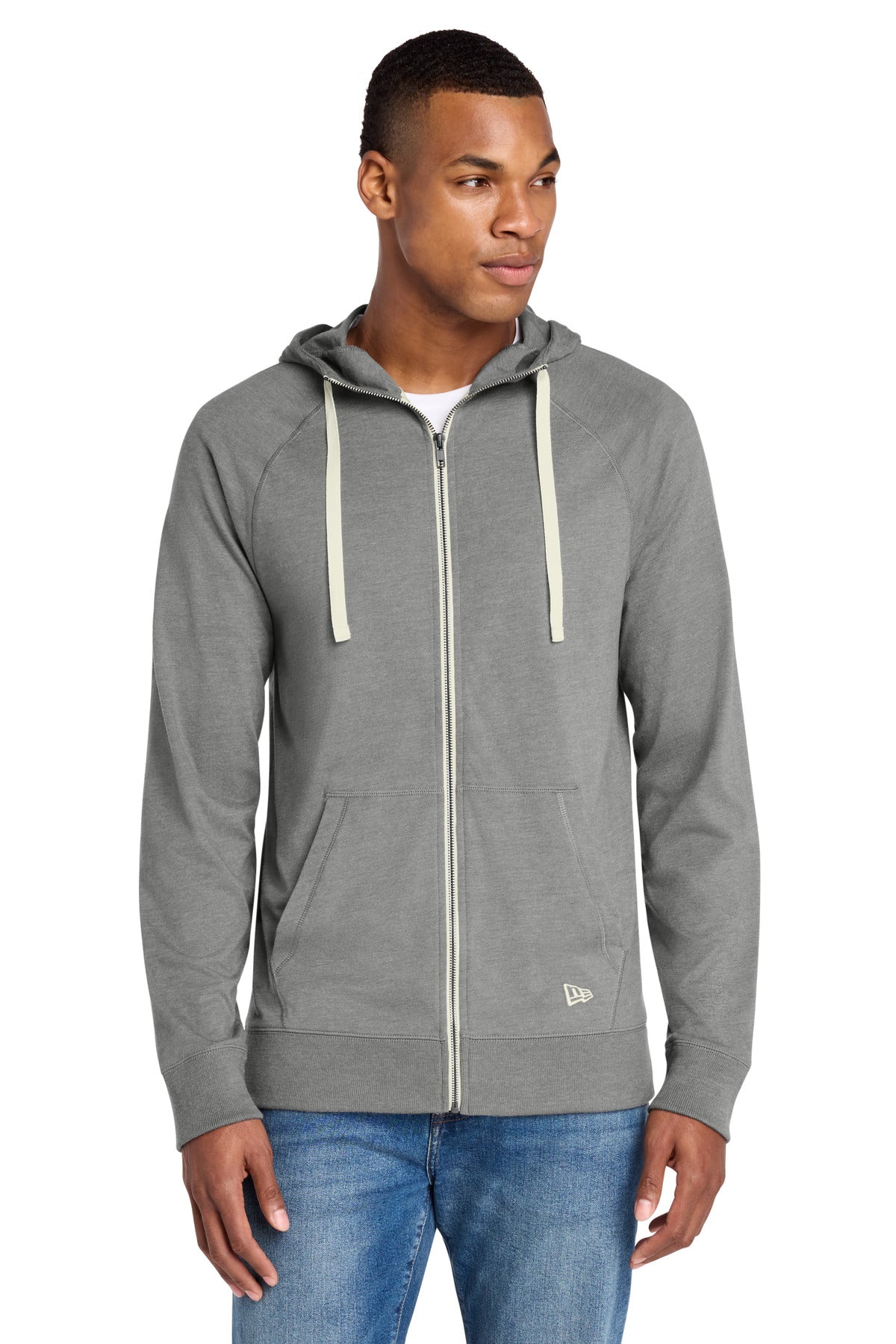 New Era ® Sueded Cotton Blend Full-Zip Hoodie. NEA122
