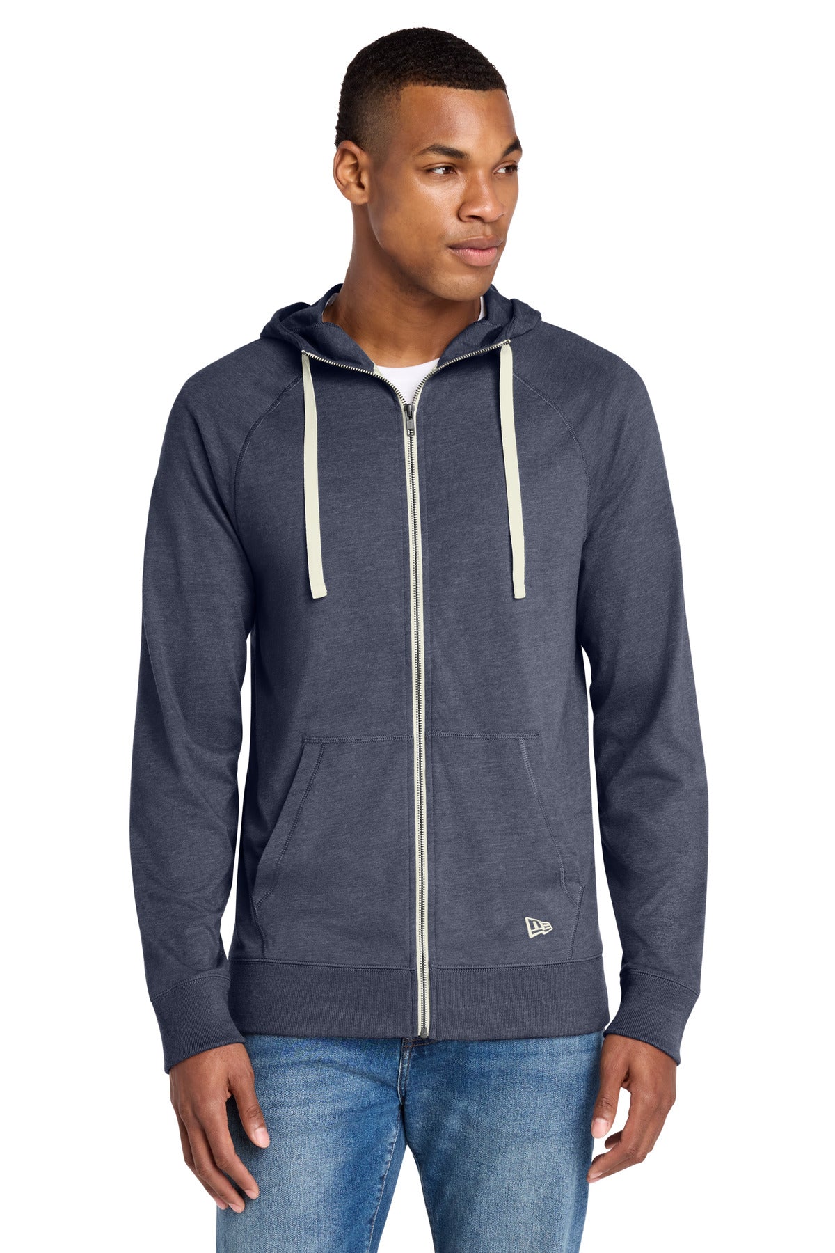 New Era ® Sueded Cotton Blend Full-Zip Hoodie. NEA122